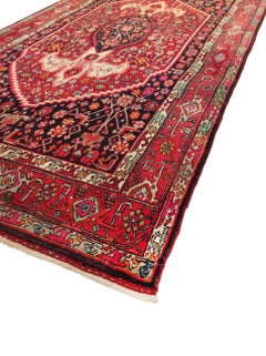 Pasargad Home Antique Persian Bidjar 4 ft 2 in x 8 ft 9 in