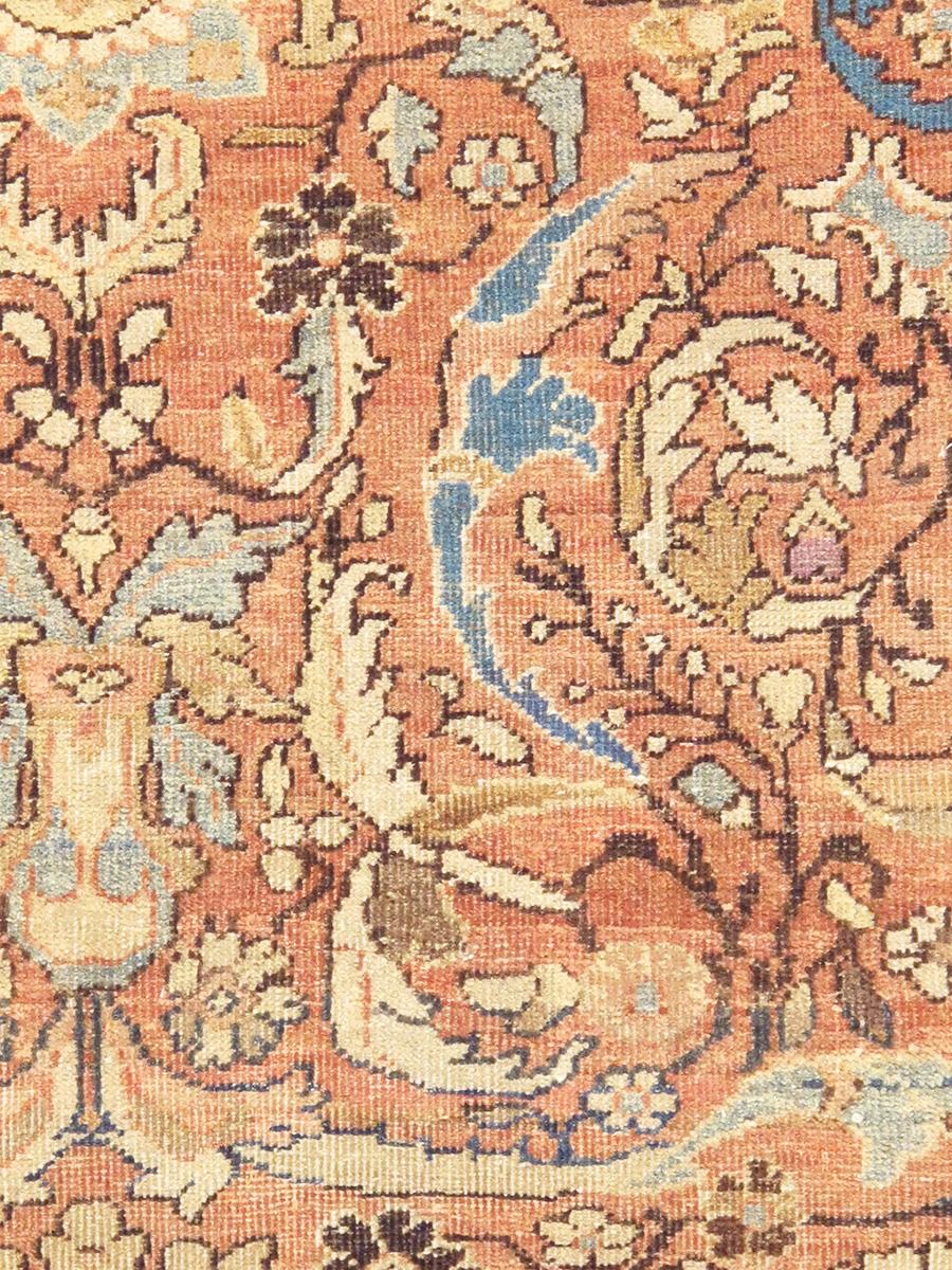 Pasargad Home Antiker persischer Mahal-Teppich 12 ft 10 in x 17 ft  (Handgefertigt) im Angebot