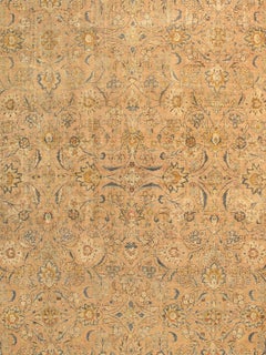 Pasargad Home Antique Persian Tabriz Lamb's Wool Area Rug-11' 6" X 16' 8"