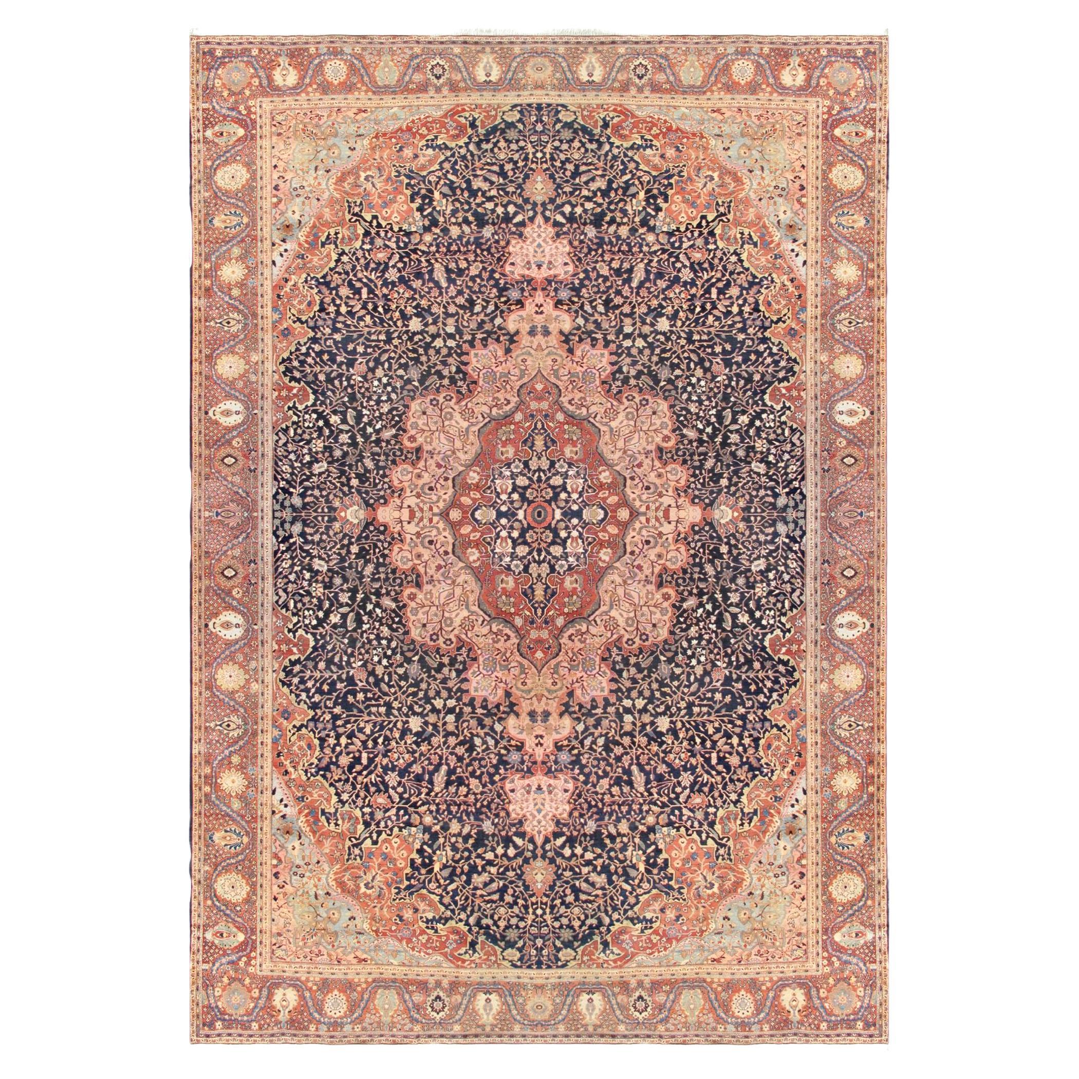 Pasargad Home Antique Persian Ferehan rug 13 ft 4 in x 20 ft 8 in For Sale