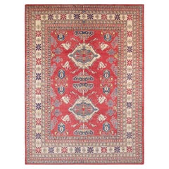 Kazak Collection Hand-Knotted Wool Area Rug