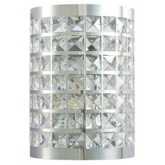 Pasargad Home Rene Collection Metal & Crystal Sconce Lights