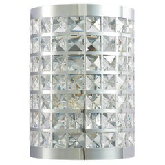 Pasargad Home Rene Collection Metal 
Crystal Sconce Lights