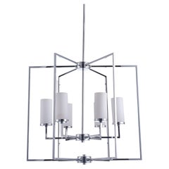 Pasargad Home Riva Collection Metal & Glass Chandelier Lights
