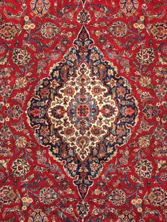 Pasargad Home Antique Persian Kashan rug 10 ft 5 in x 14 ft