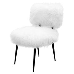 Pasargad Home Sorrento Allesia Modern Chair, White
