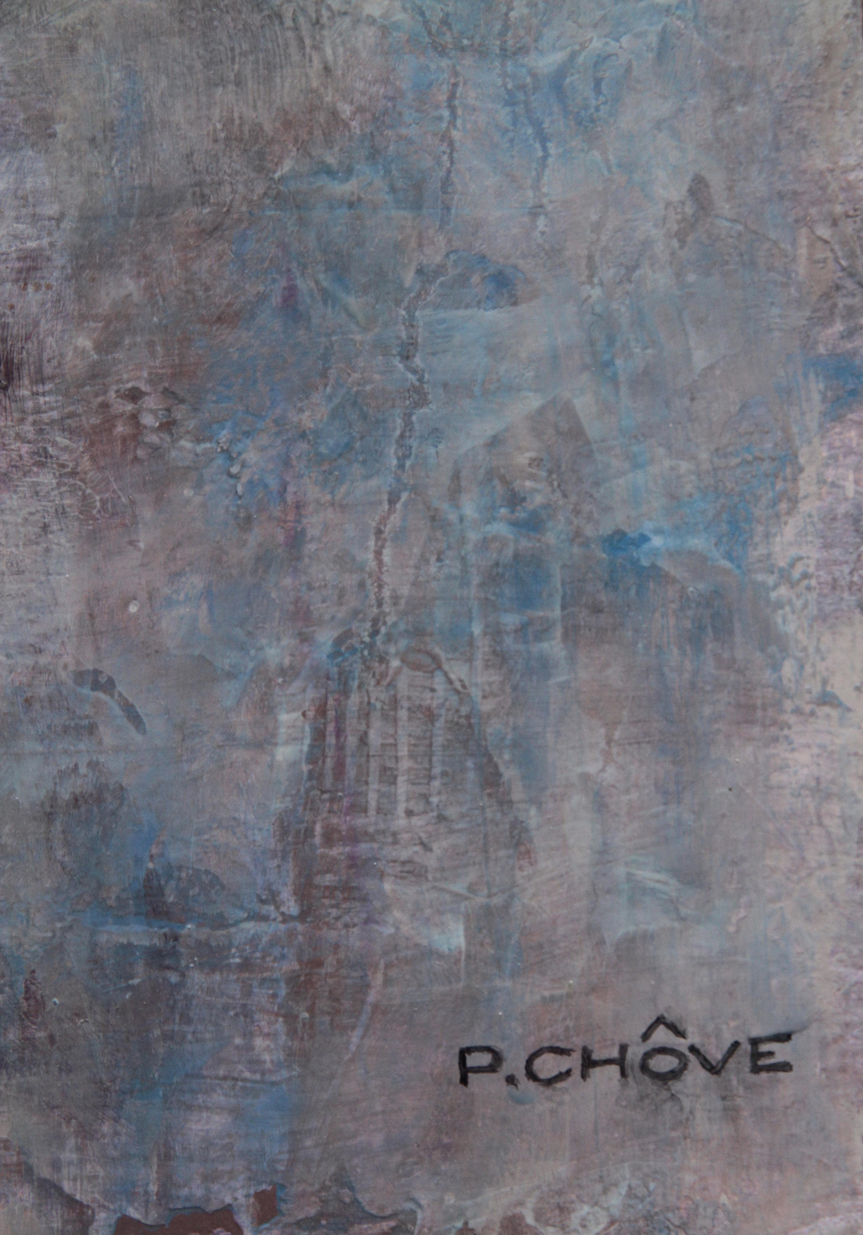 „Der Mond ist romantisch“, Ölgemälde auf Holz, 100x50 cm (Realismus), Painting, von Pascal Chôve