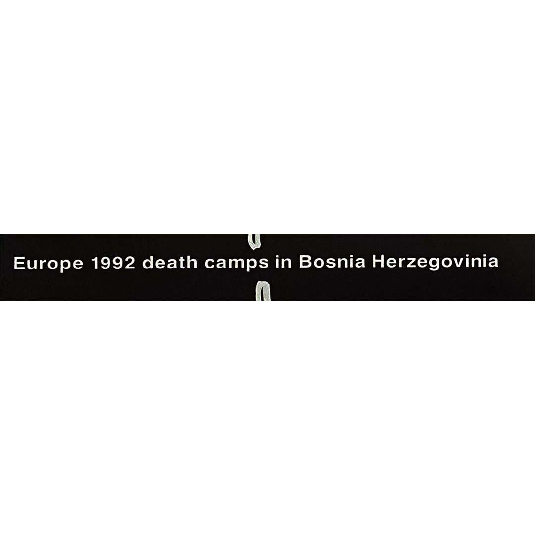 1992 original poster Europe death camps in Bosnia Herzegovina - War For Sale 1