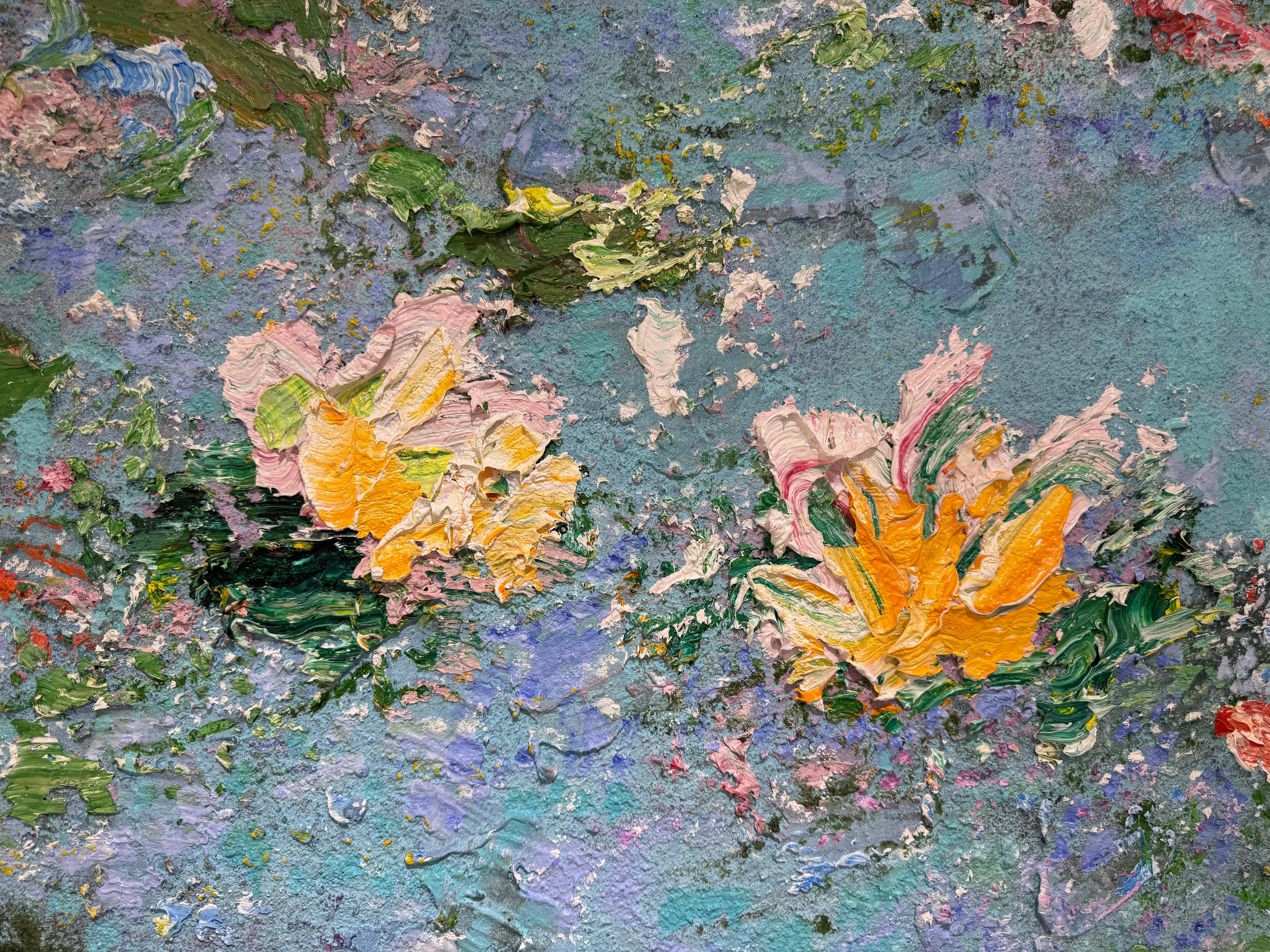 Belle Lumière, 2025 - Abstract Painting by Pascal Courcelles