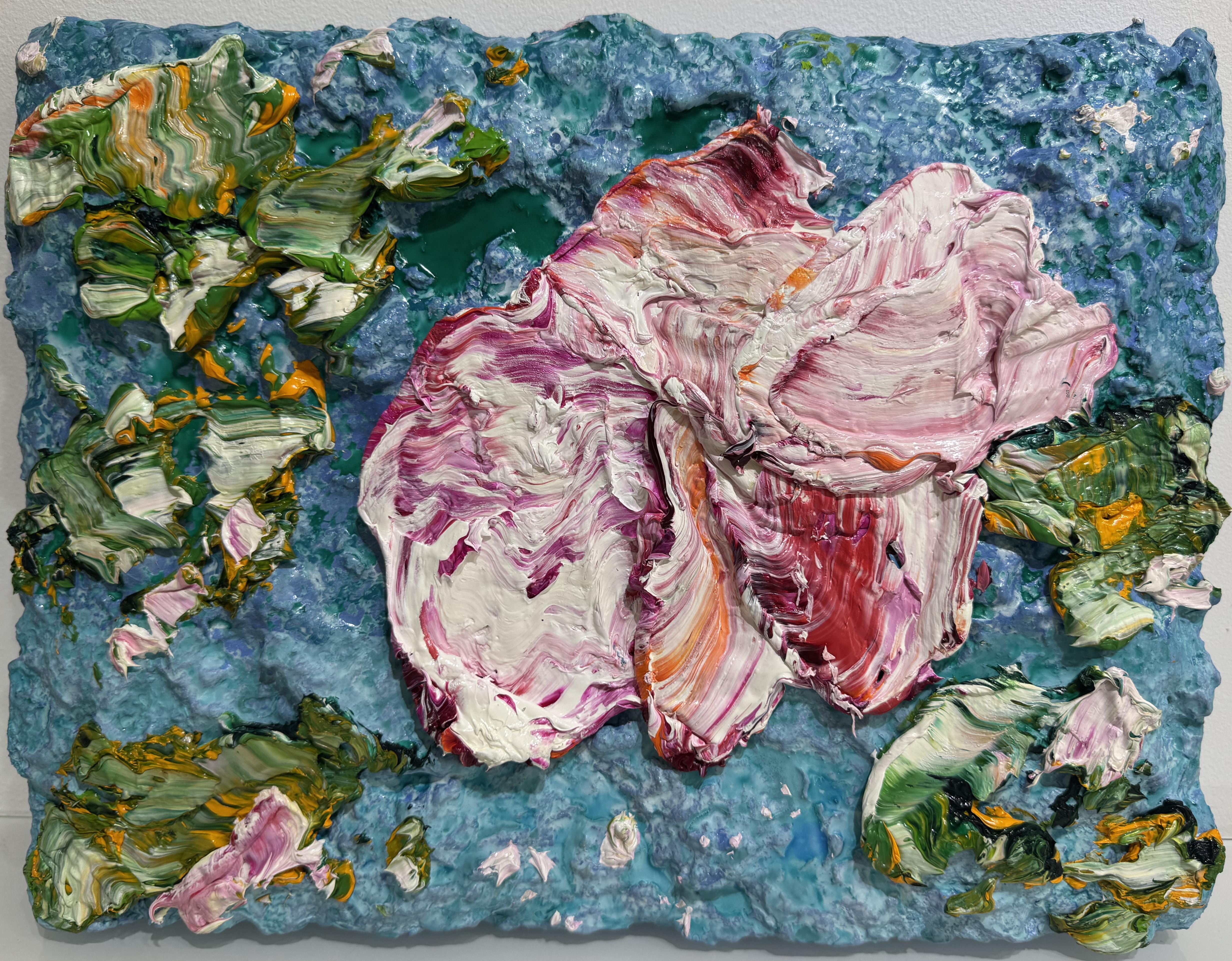 Pascal Courcelles Abstract Painting - Fleur, 2025