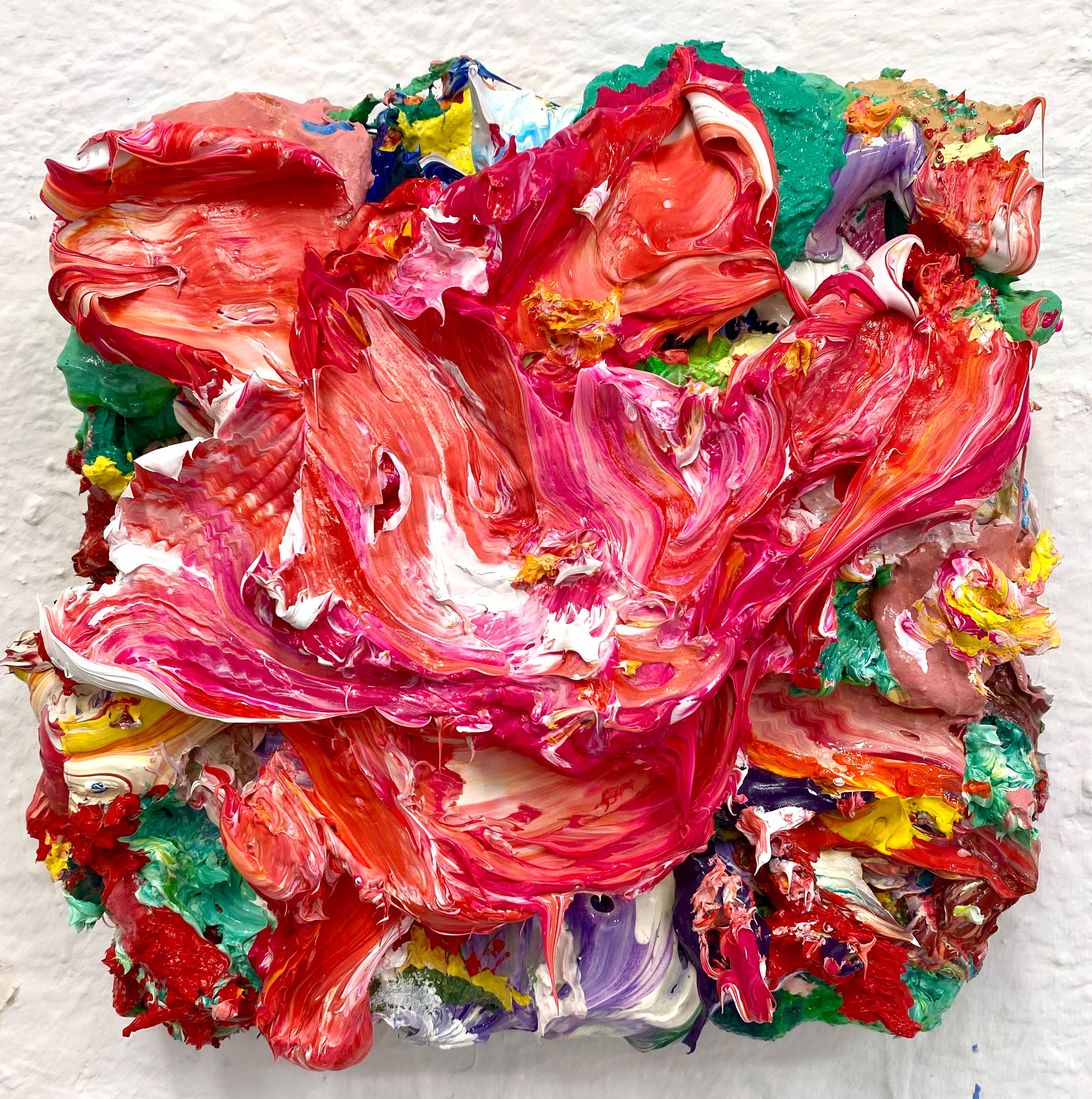 Abstract Painting Pascal Courcelles - Flora 1