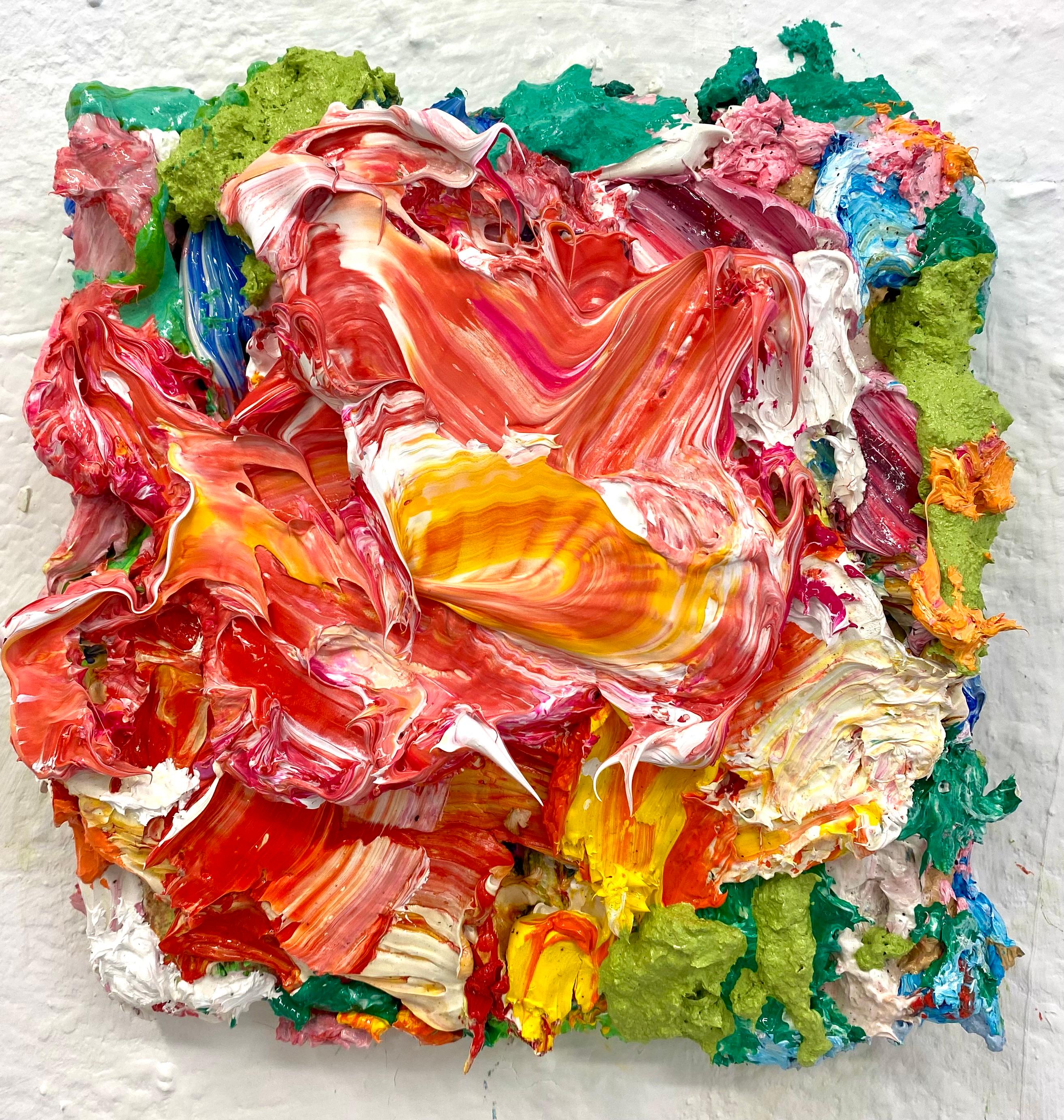 Abstract Painting Pascal Courcelles - Flore 2