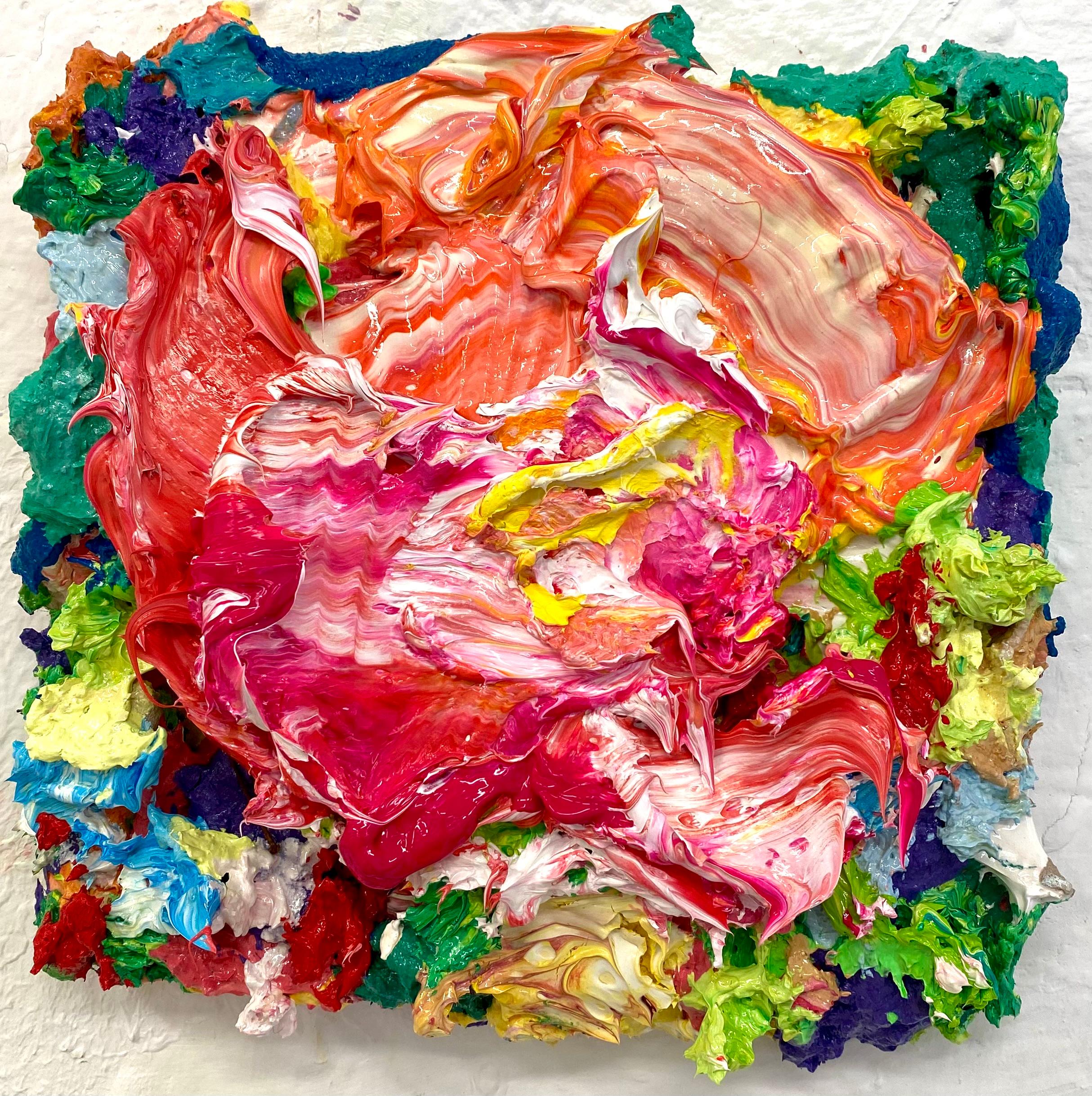 Abstract Painting Pascal Courcelles - Flore 3
