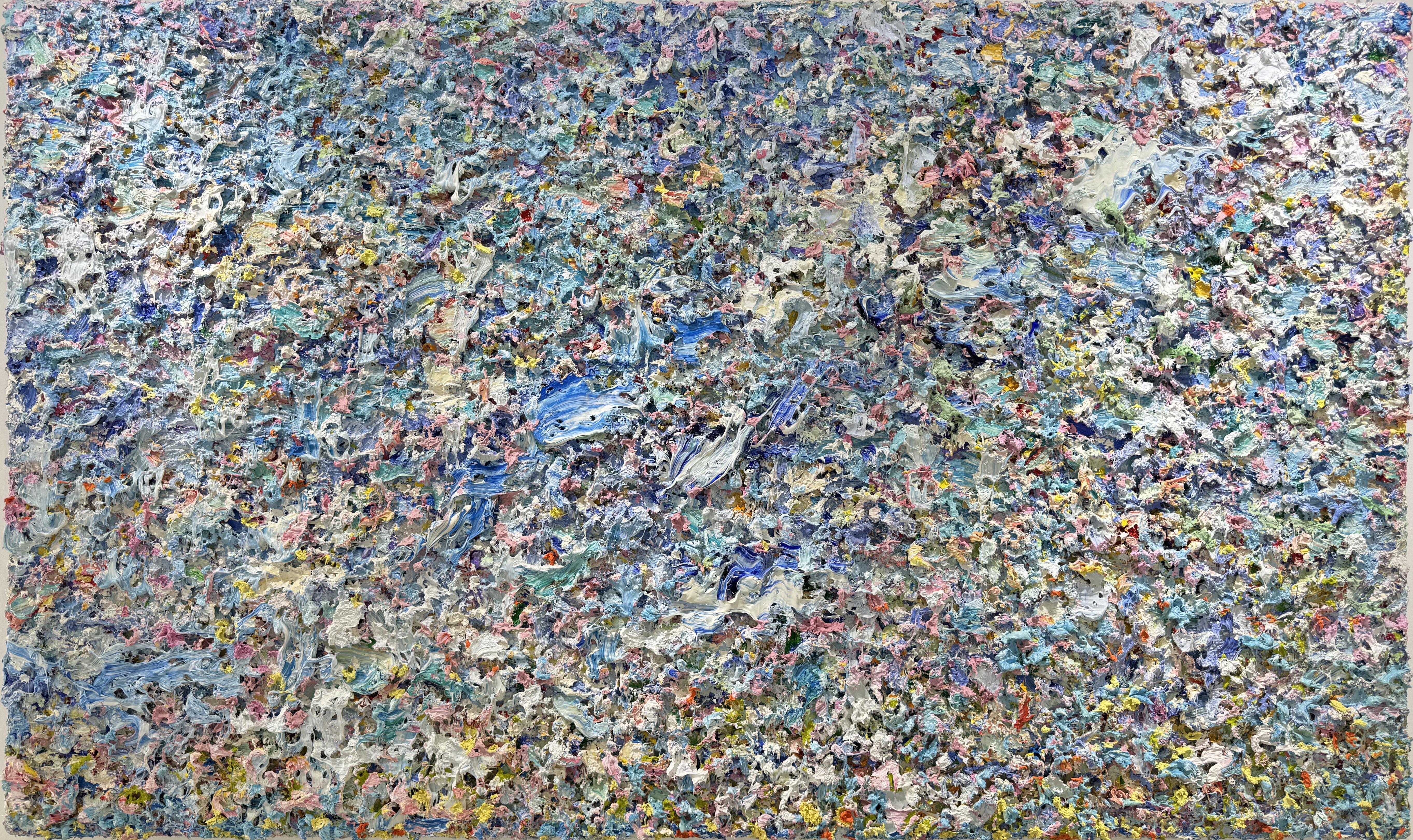 Grand Bleu, 2025 – Painting von Pascal Courcelles