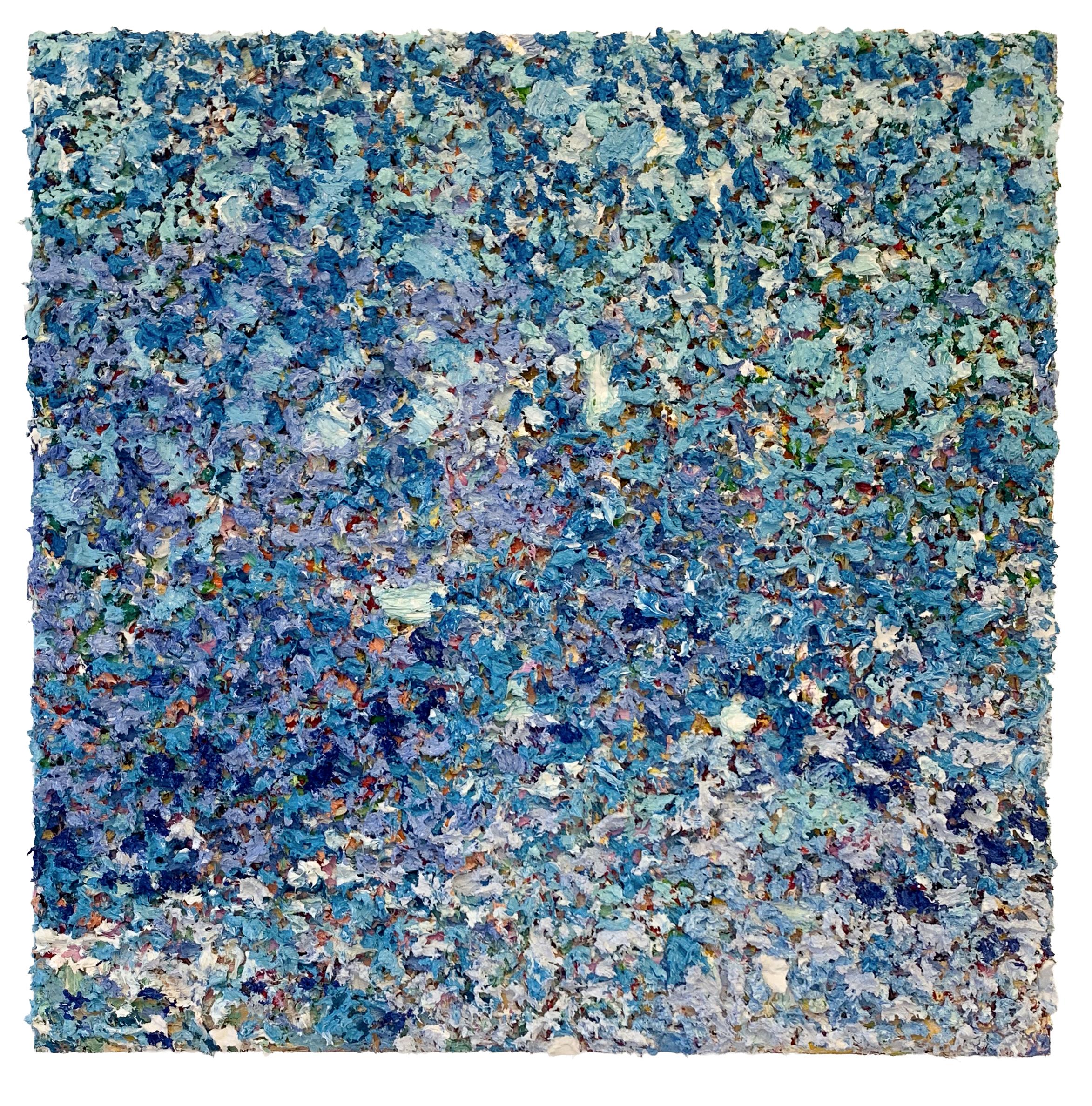Pascal Courcelles Abstract Painting - Jardin des mes yeux