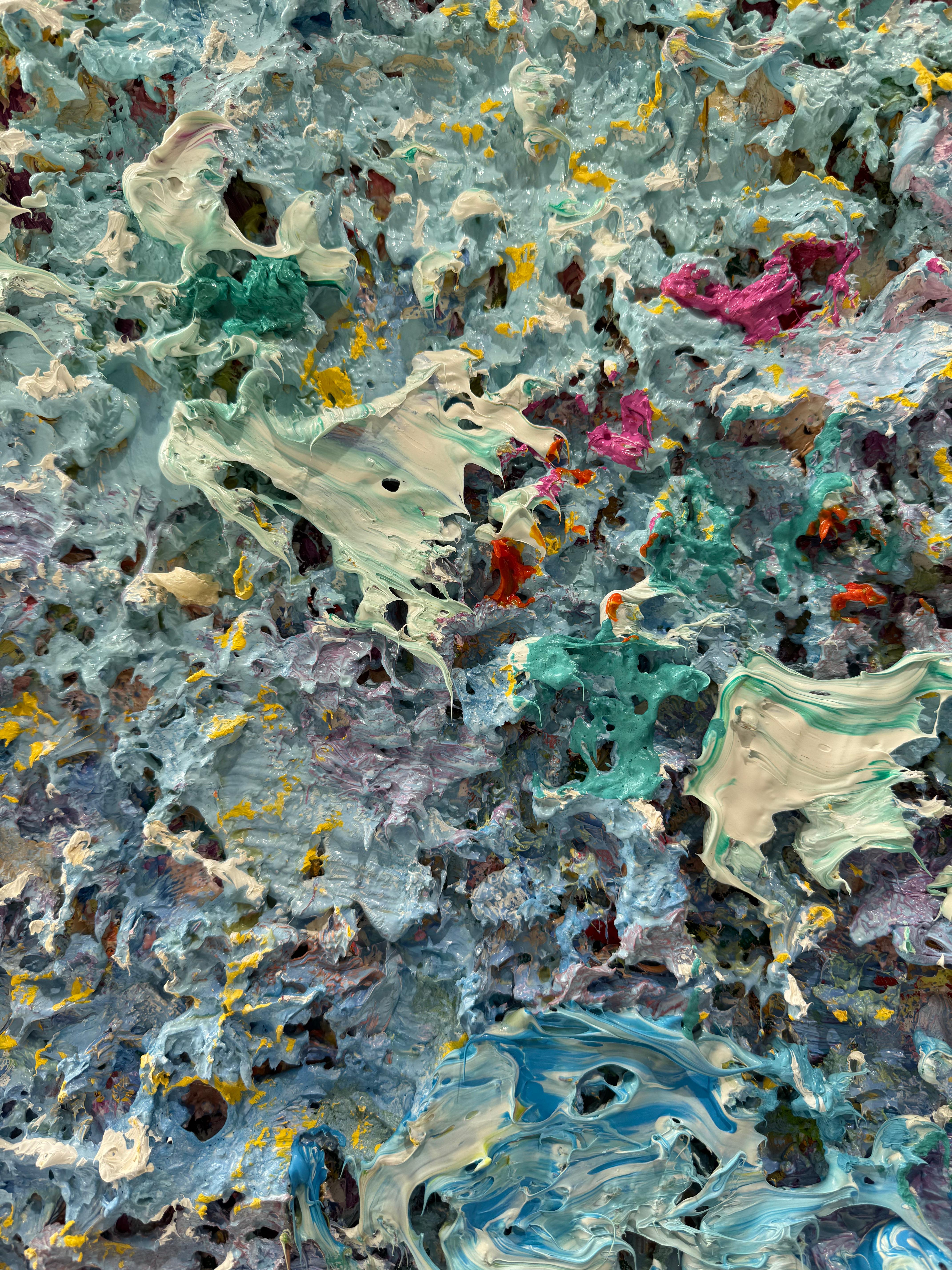 Blaue Freiheit, 2025 – Painting von Pascal Courcelles