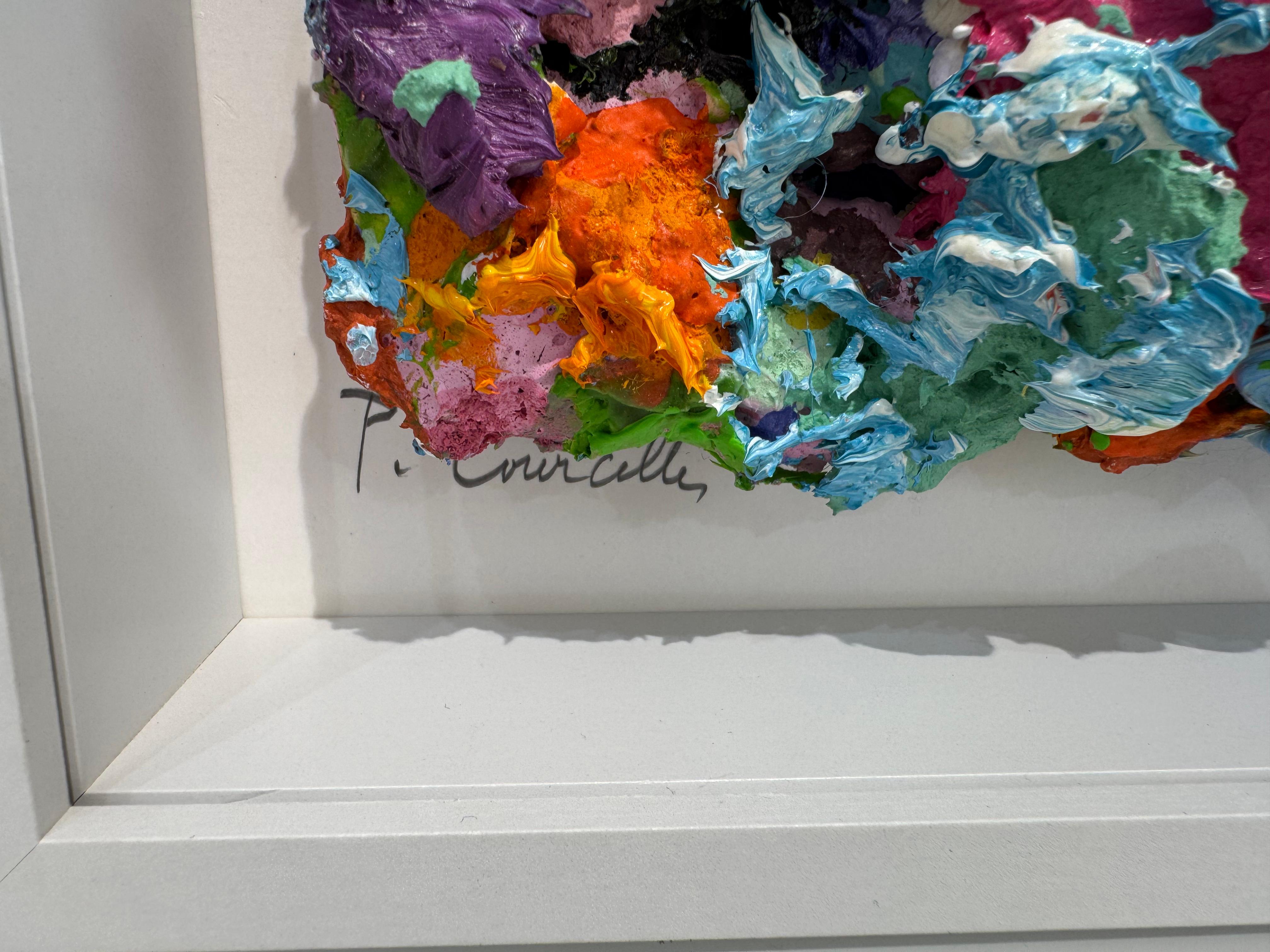 Miniatura, 2024 - Abstract Painting Marrón de Pascal Courcelles