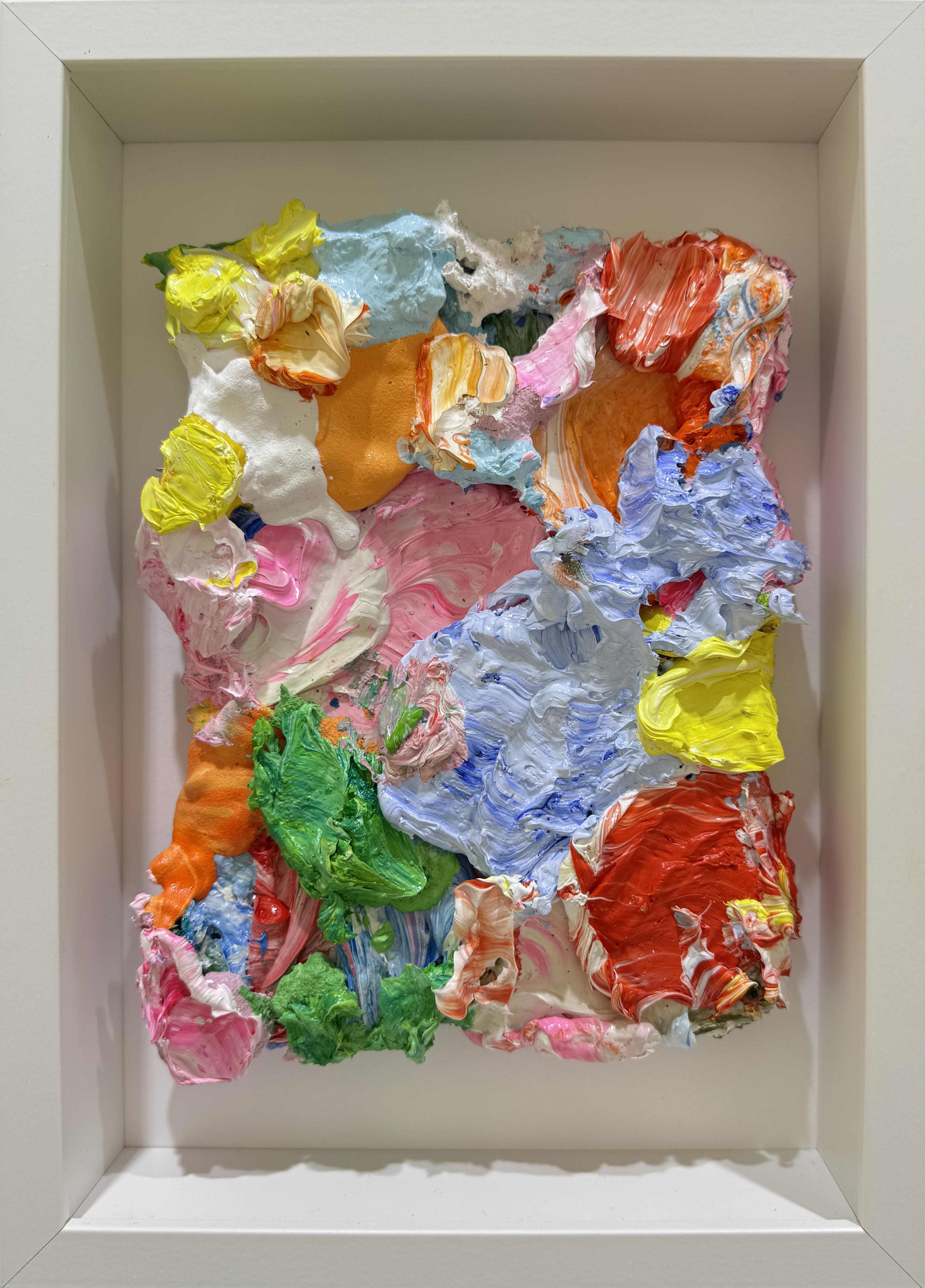 Abstract Painting Pascal Courcelles - Miniature, 2024