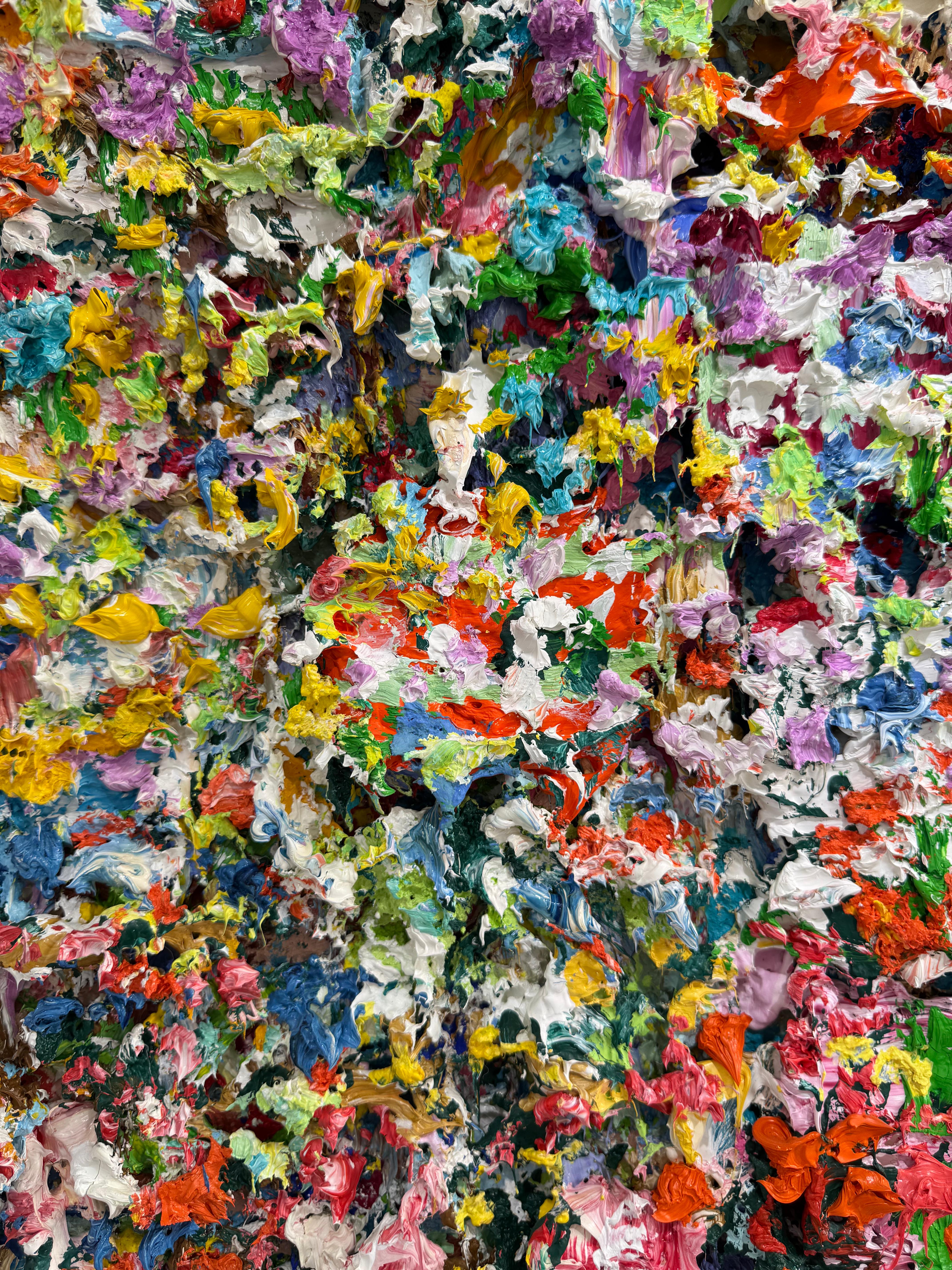 Soleil Triomphant, 2025 (Braun), Abstract Painting, von Pascal Courcelles