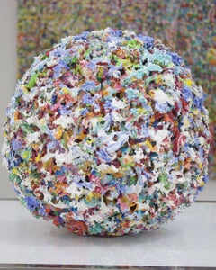 Sphère, 2025 Scultura a tecnica mista, Unico 1/1, Arte astratta, 45 cm