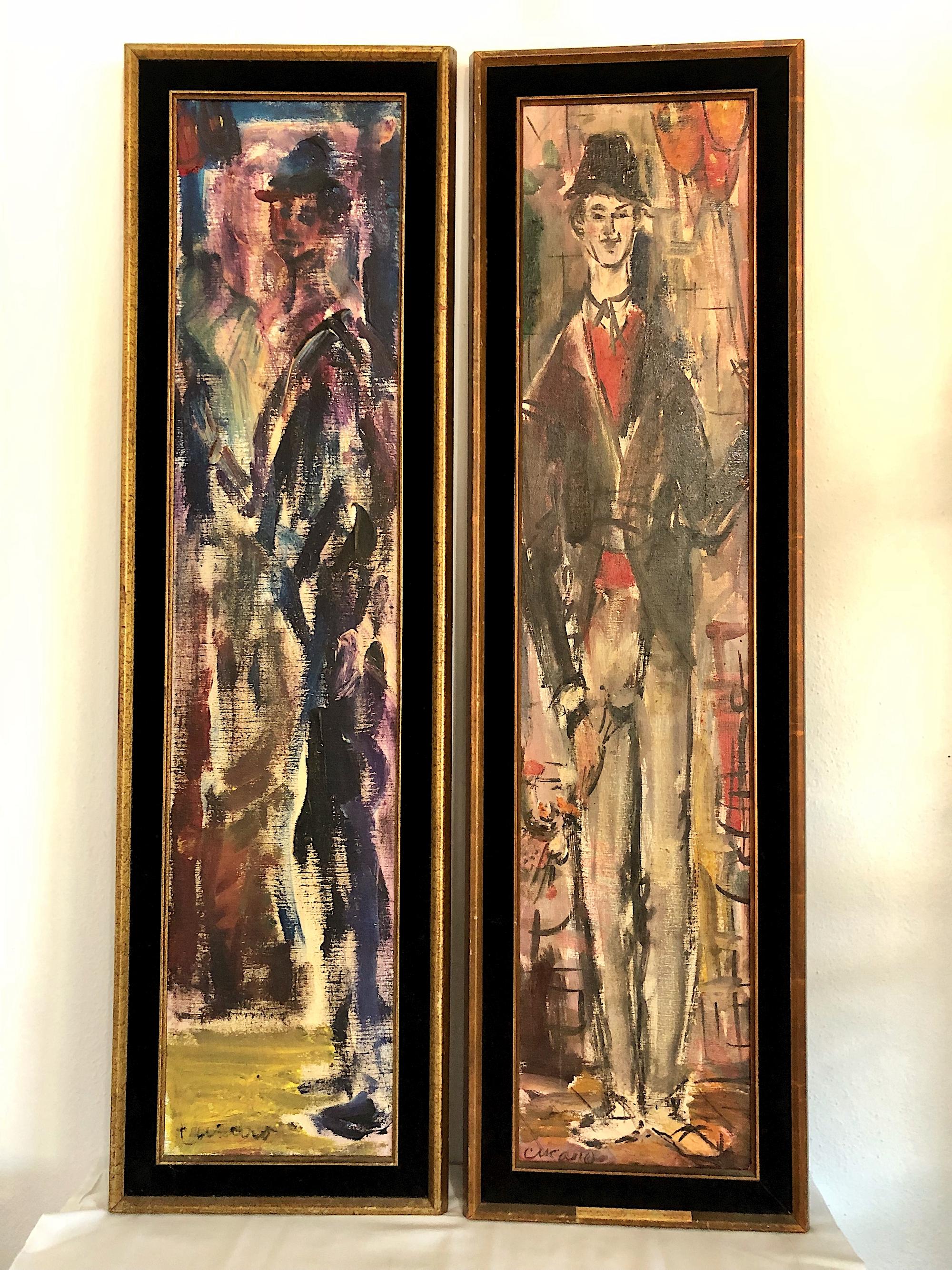 Un ensemble de peintures de cirque - Painting de Pascal Cucaro