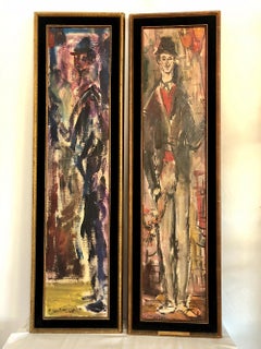 A Set of Circus Paintings