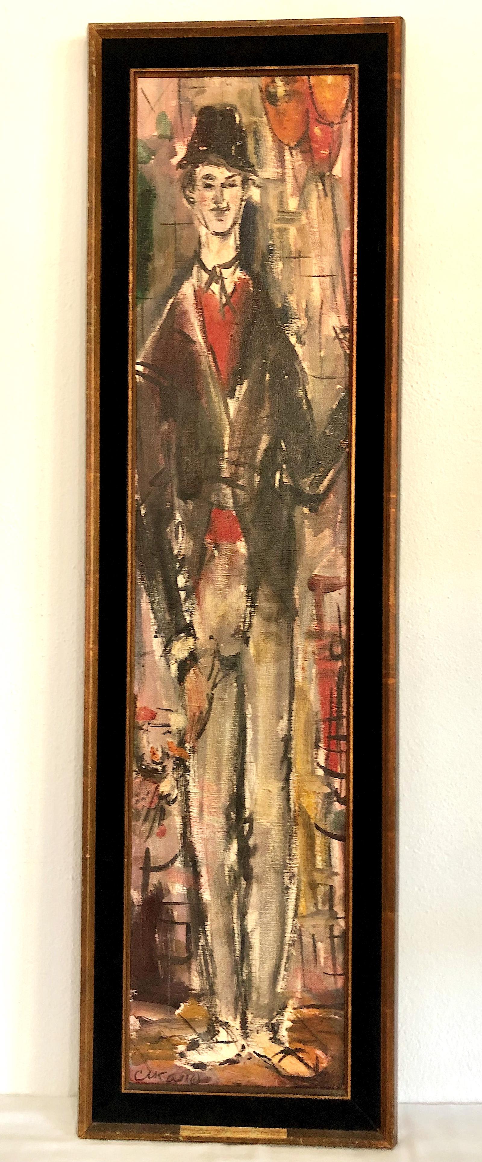 Un ensemble de peintures de cirque - Expressionniste Painting par Pascal Cucaro