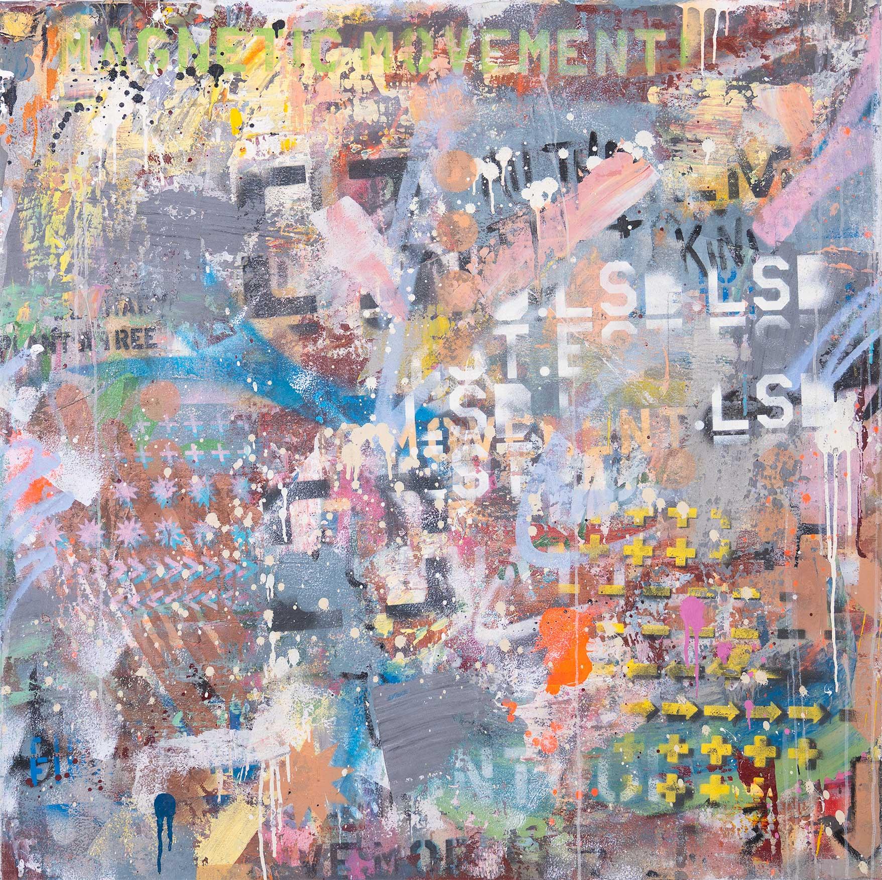 Pascal Guetta Abstract Painting - Icing Before Breakfast