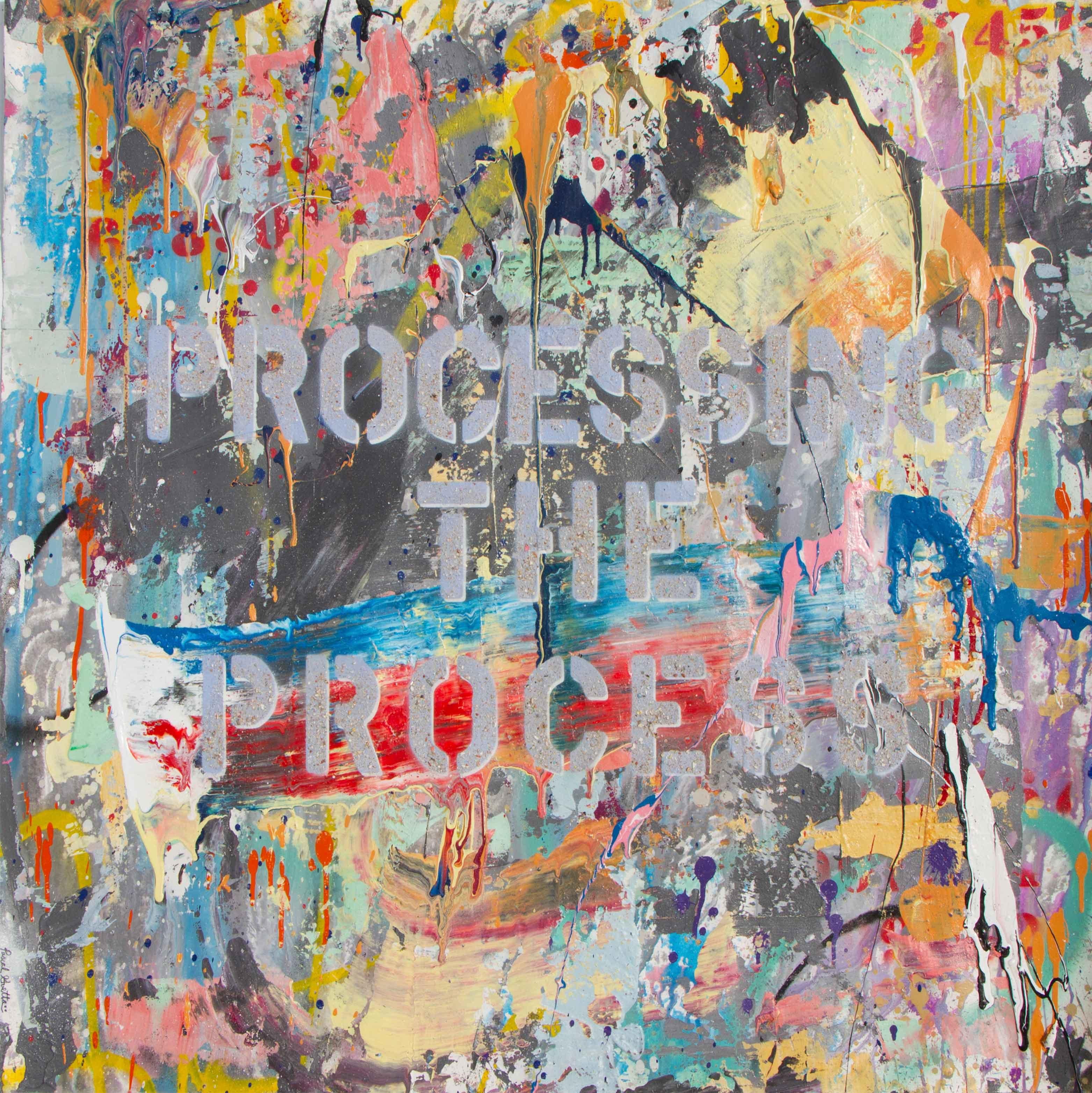 Pascal Guetta Abstract Painting - Processing The Process