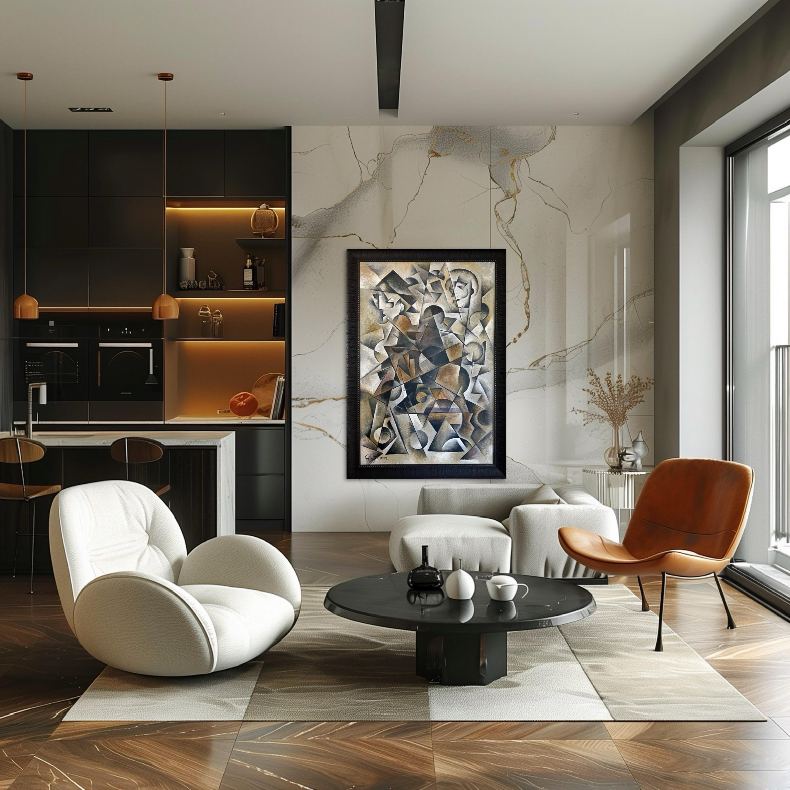 Les Boulistes - Painting di Pascal Jarrion 