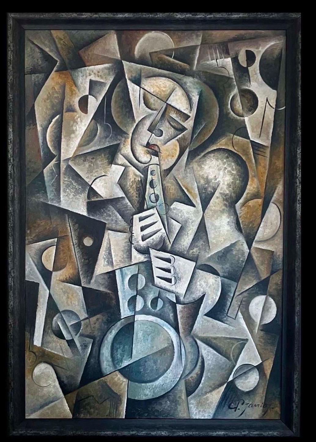Pascal Jarrion  Figurative Painting - One Last Blues