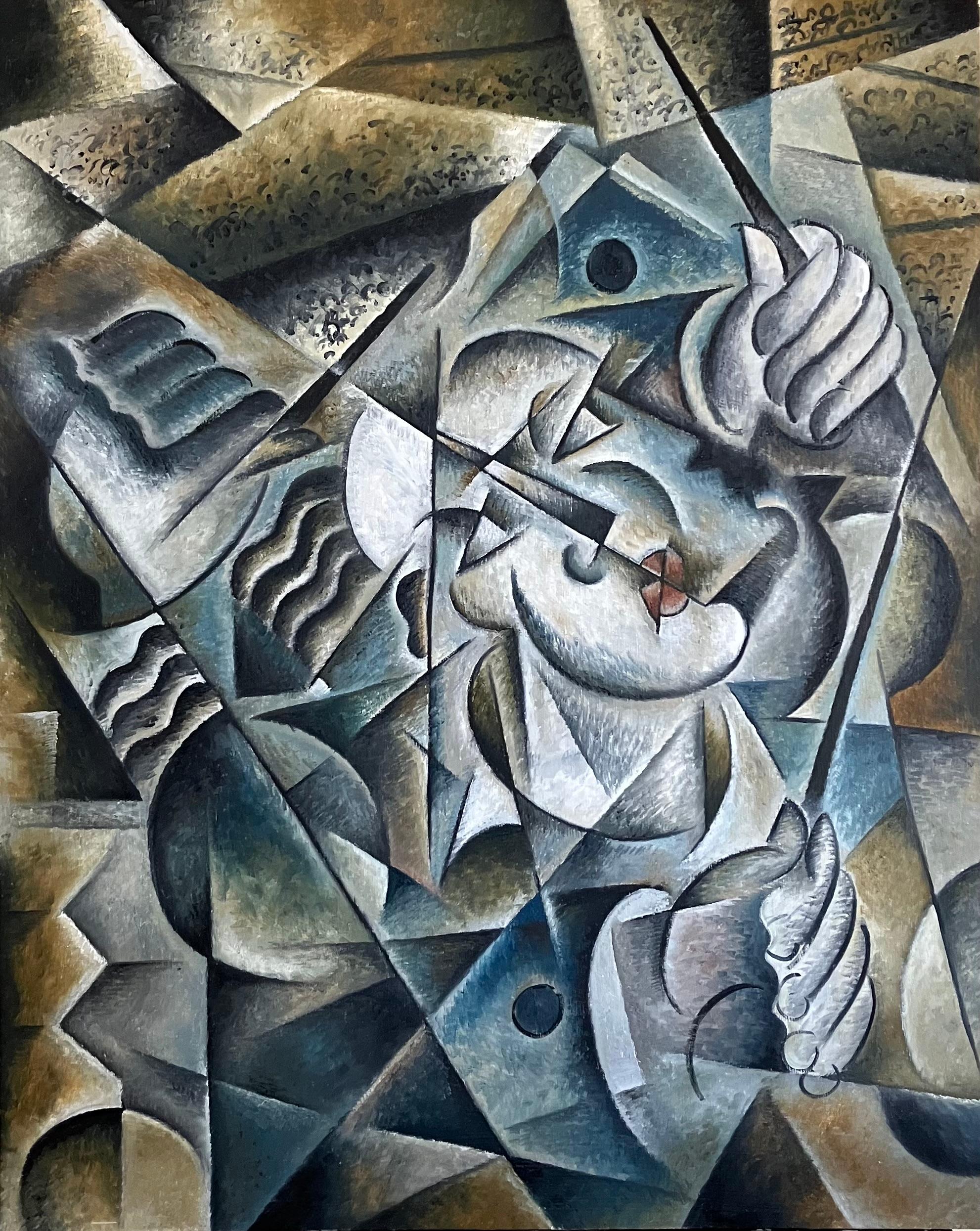Il conduttore - Painting di Pascal Jarrion 