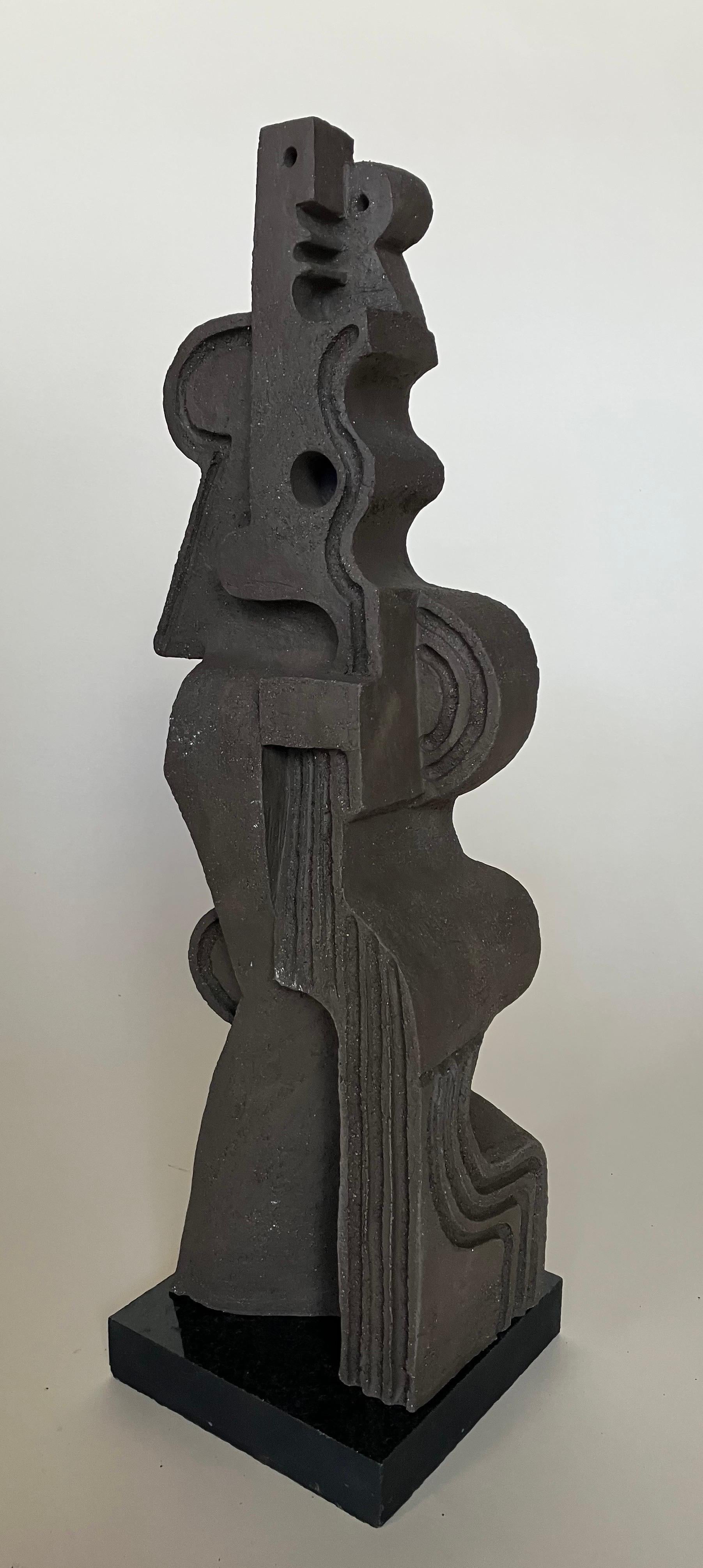 Intrication - Cubisme Sculpture par Pascal Jarrion 