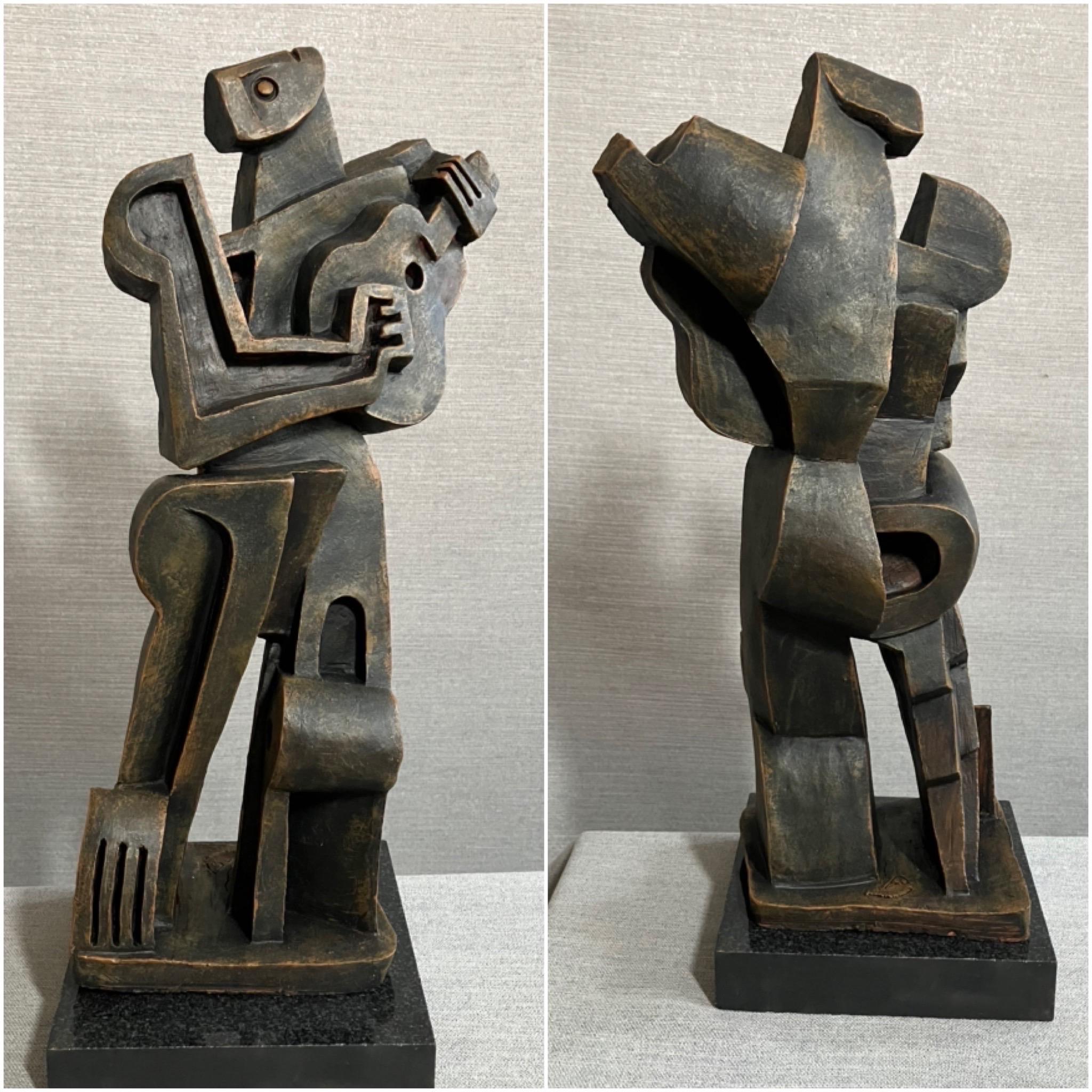 Figurative Sculpture Pascal Jarrion  - Lā Sérénade