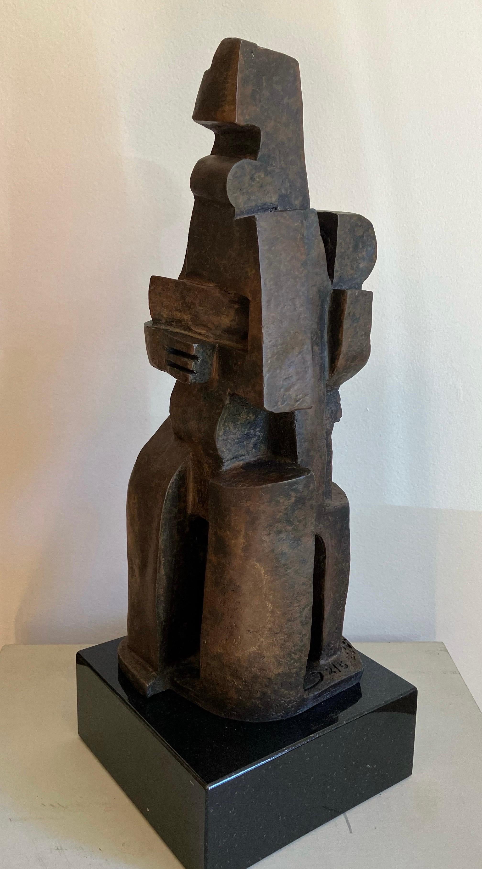 The Oath - Cubist Sculpture by Pascal Jarrion 