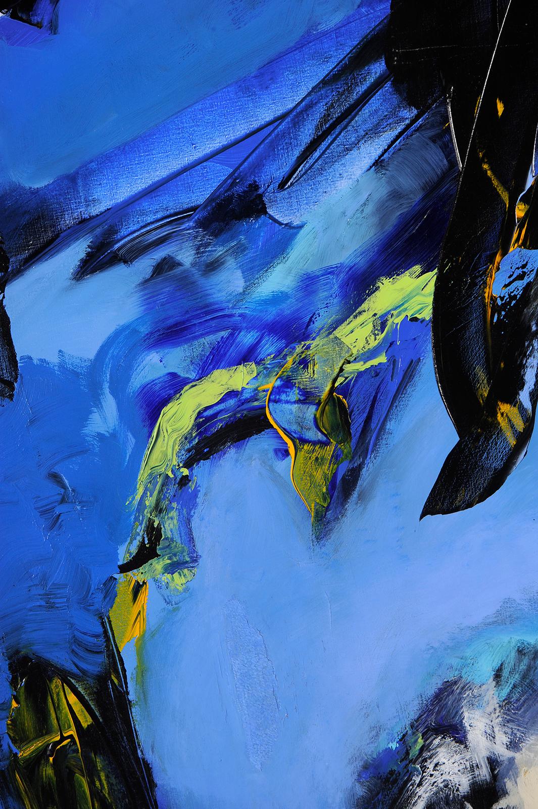 Blue triptych - 1998 For Sale 1
