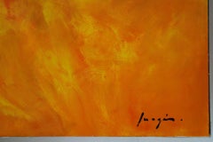 Massive Abstract Acrylic on Canvas, Pascal Magis (1955-2011)