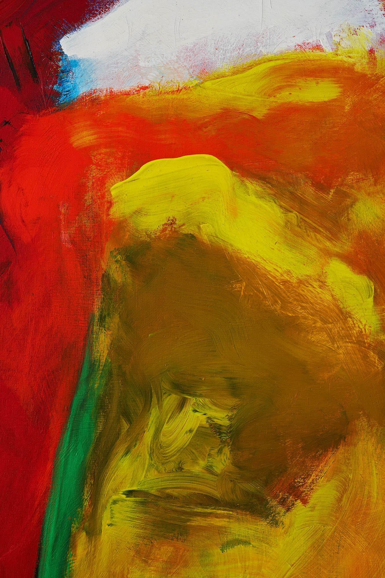 Acrylique abstraite massive sur toile, Pascal Magis (1955-2011) en vente 4