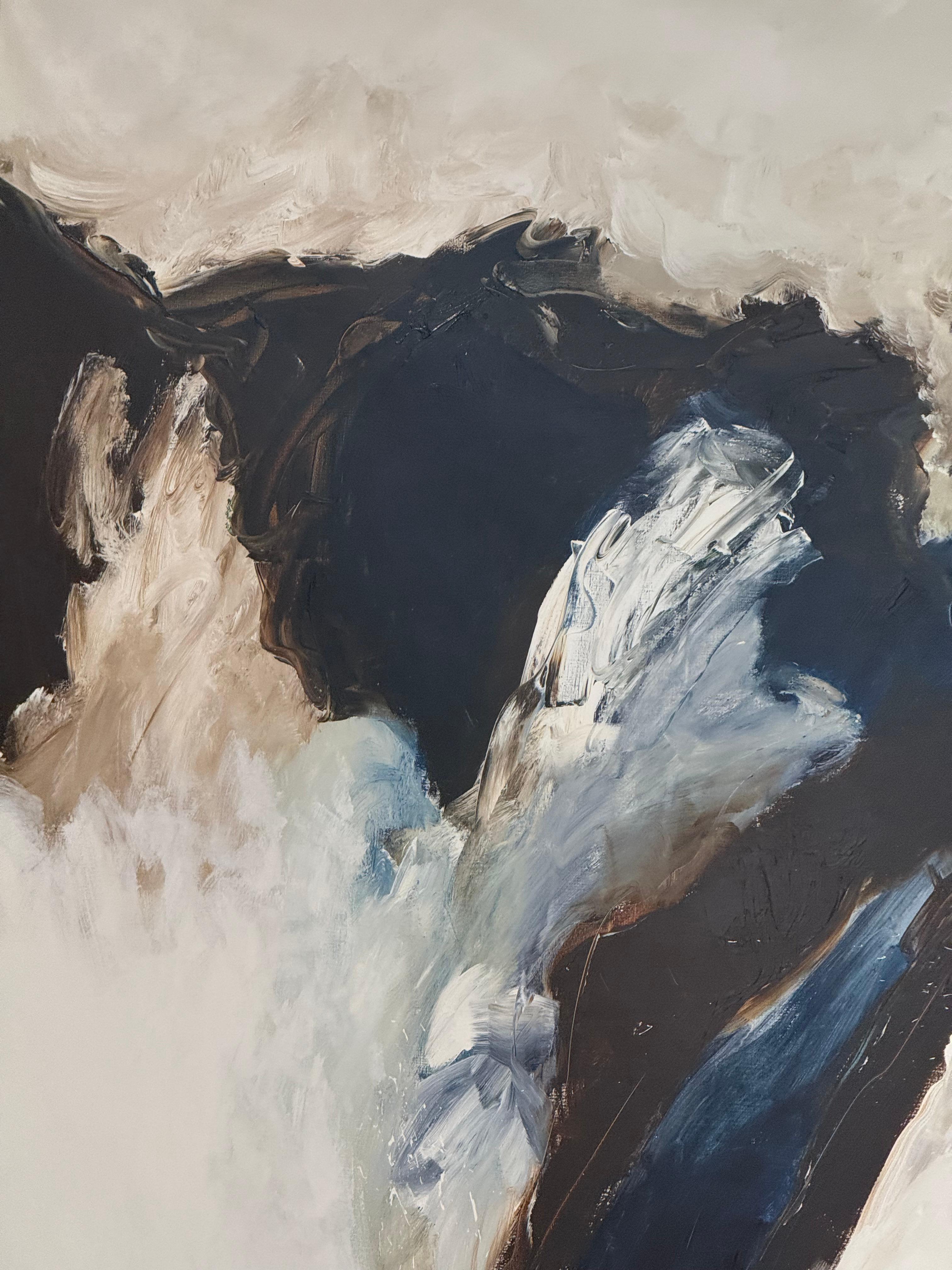 Pascal Magis, Très grande acrylique abstraite sur toile, France, 1999 en vente 3