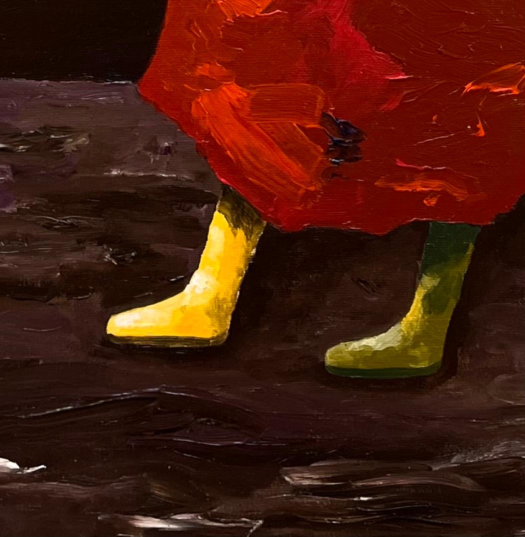 La comète - Painting Contemporaneo di Pascal Marcel
