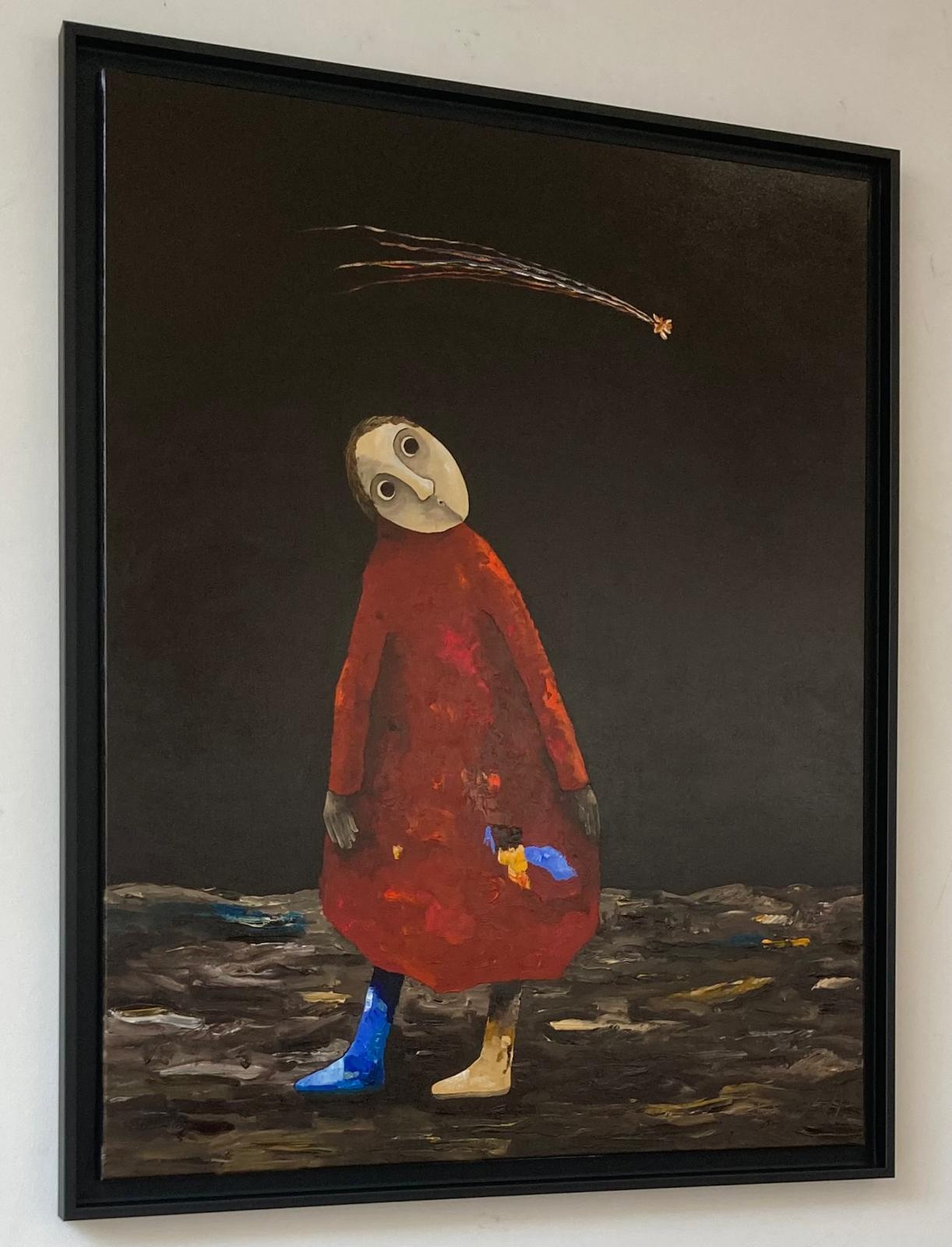 Filzige Toilette (Zeitgenössisch), Painting, von Pascal Marcel