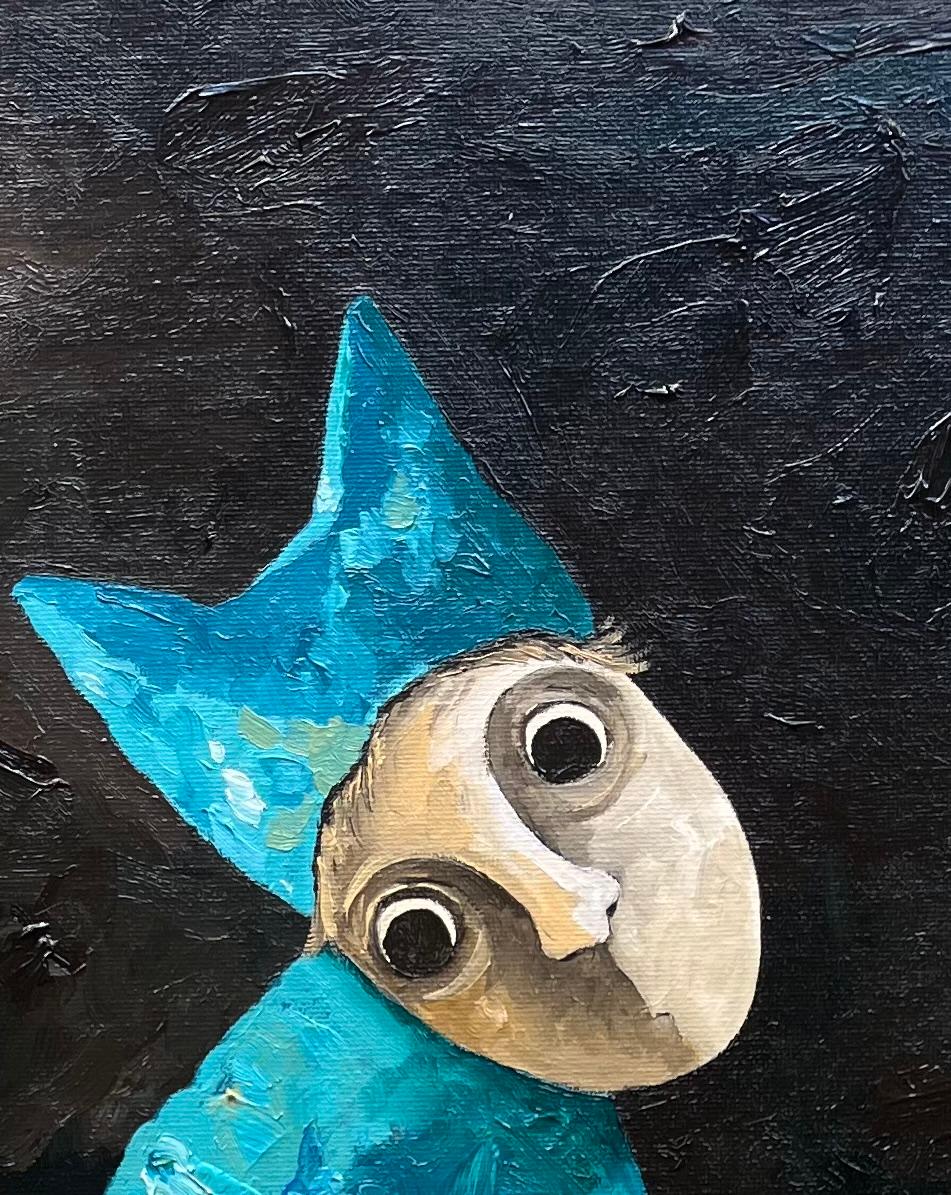 Mon carton - Contemporary Painting by Pascal Marcel