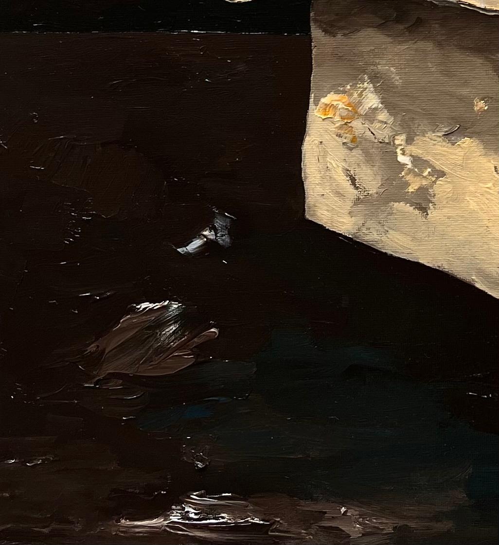 Pascal Marcel  (B.1964)
Mon carton
Huile sur carton entoilé signée en bas à droite , titrée et datée au dos
65 x 54 cm / 25.6 x 21.26 inches
2025

Né en 1964 à Montélimar, Pascal intègre le monde du travail à 16 ans. Poussé par sa passion de l’art,
