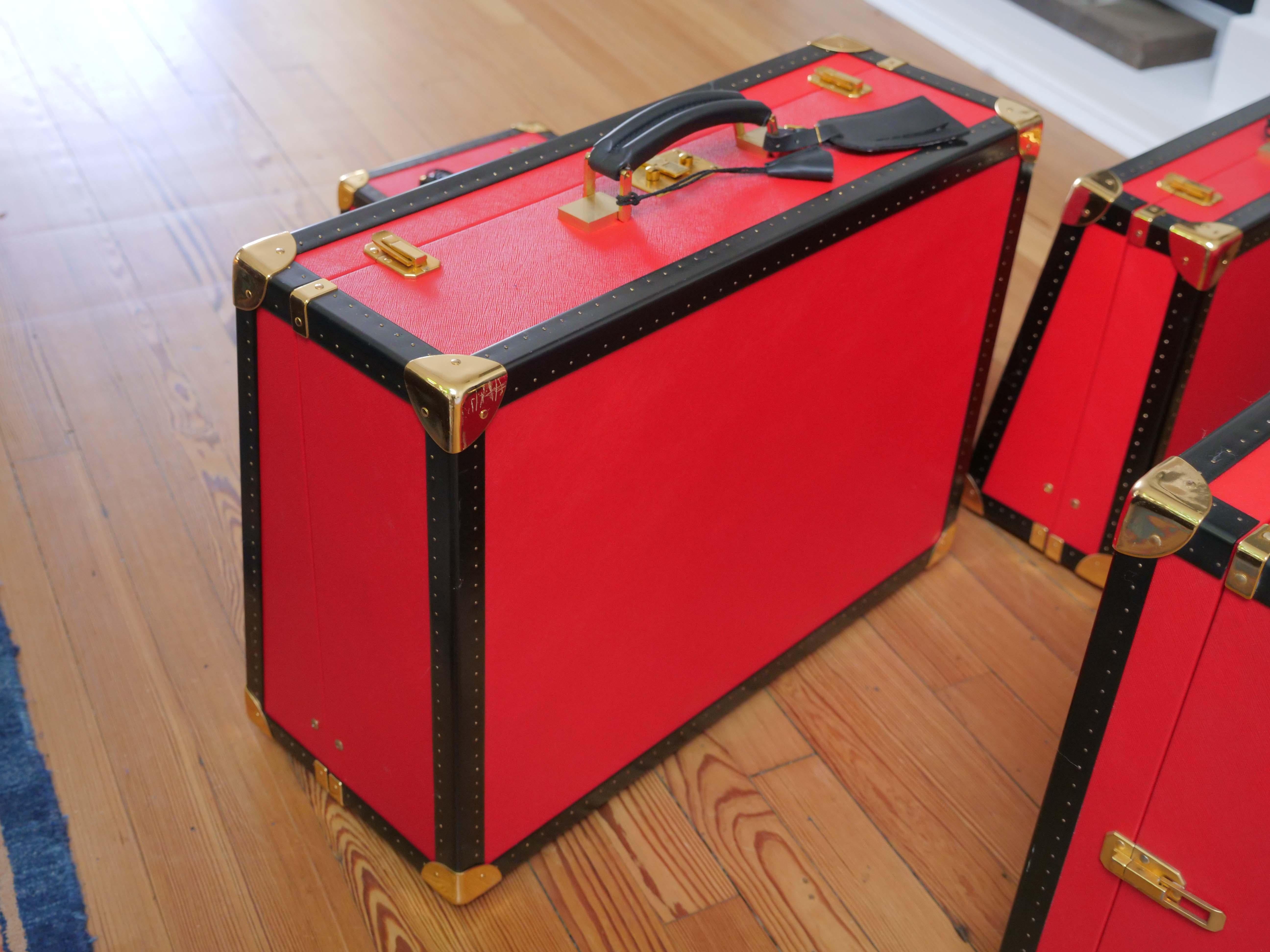 Pascal Morabito Porsche 5-Piece Hard Red Luggage 1
