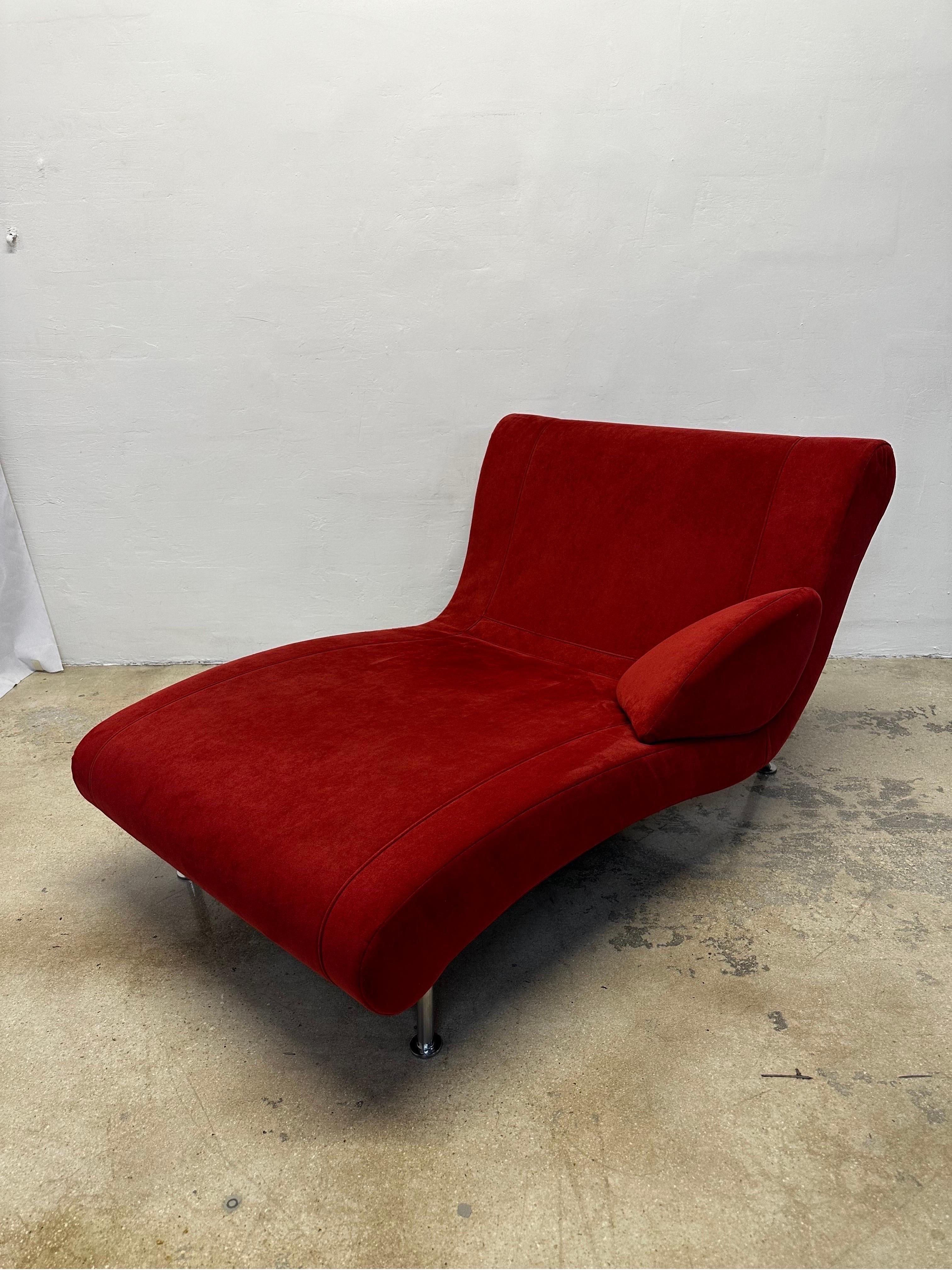 Pascal Mourgue Dolce Vita Chaise Lounge for Cinna Ligne Roset In Good Condition For Sale In Miami, FL