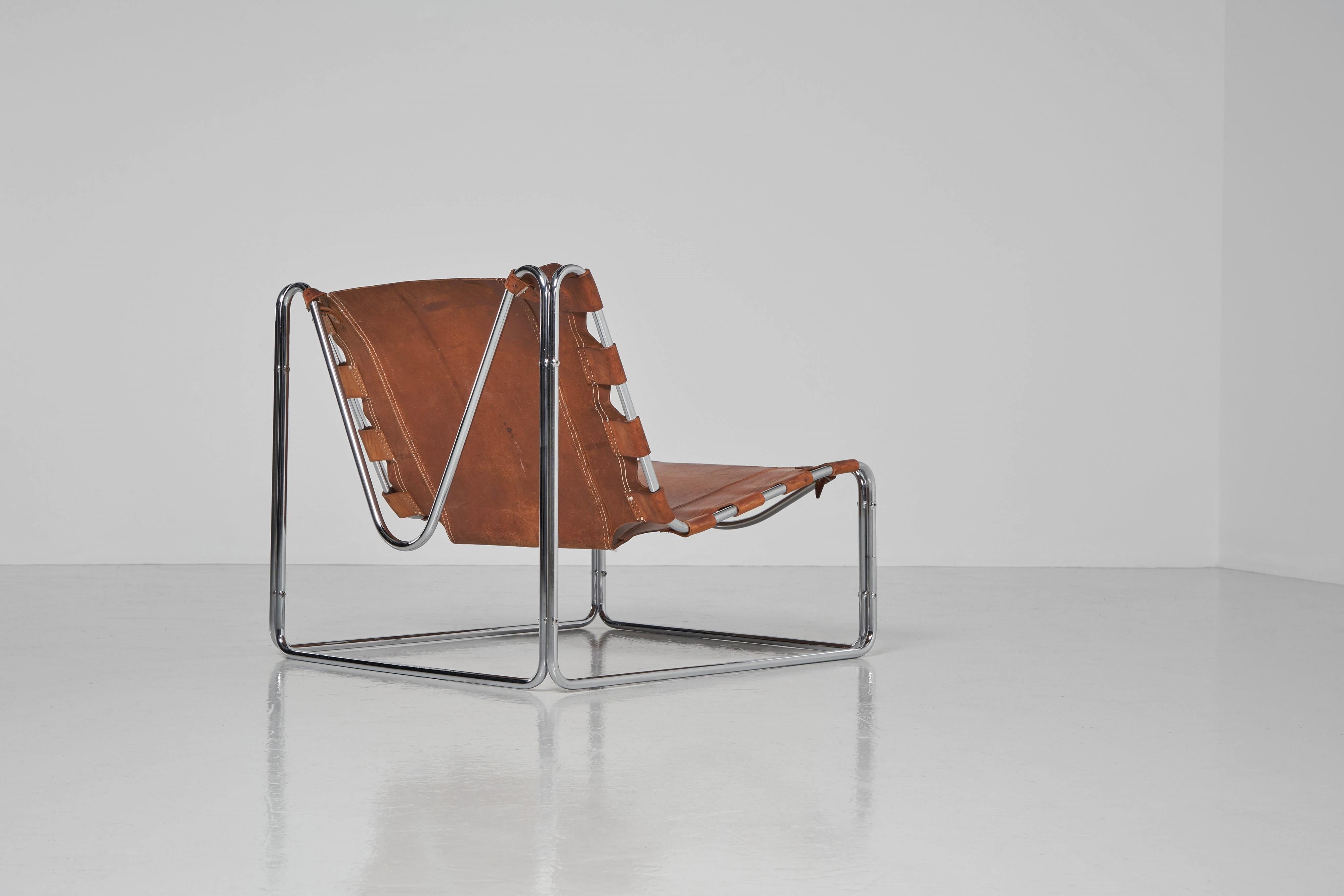Pascal Mourgue Fabio lounge chair Steiner France 1970 In Good Condition In Roosendaal, Noord Brabant