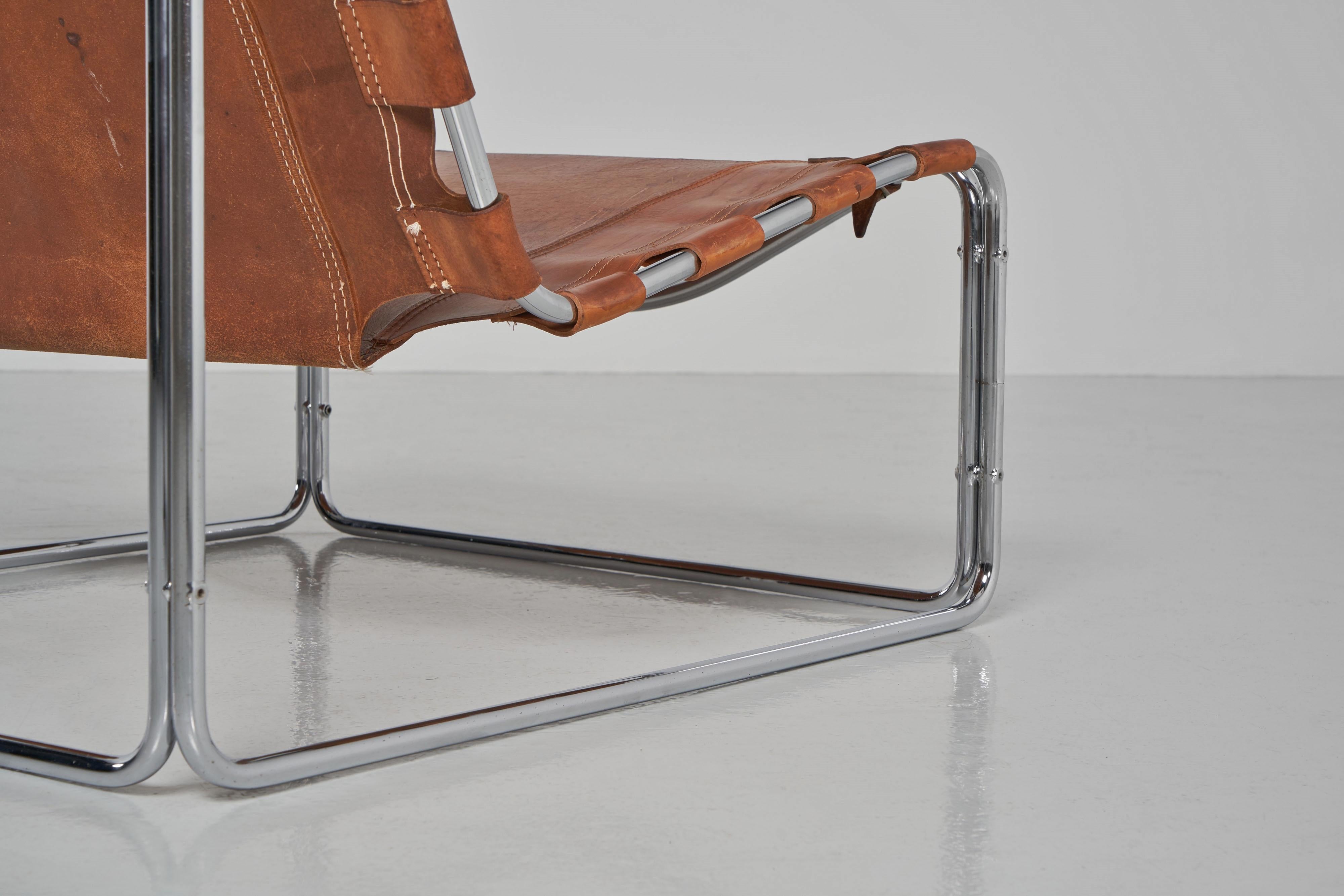 Metal Pascal Mourgue Fabio lounge chair Steiner France 1970