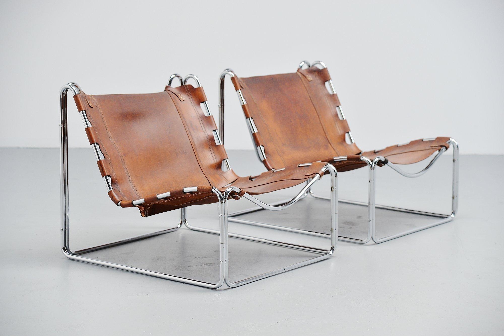 French Pascal Mourgue Fabio Lounge Chairs Steiner, 1970