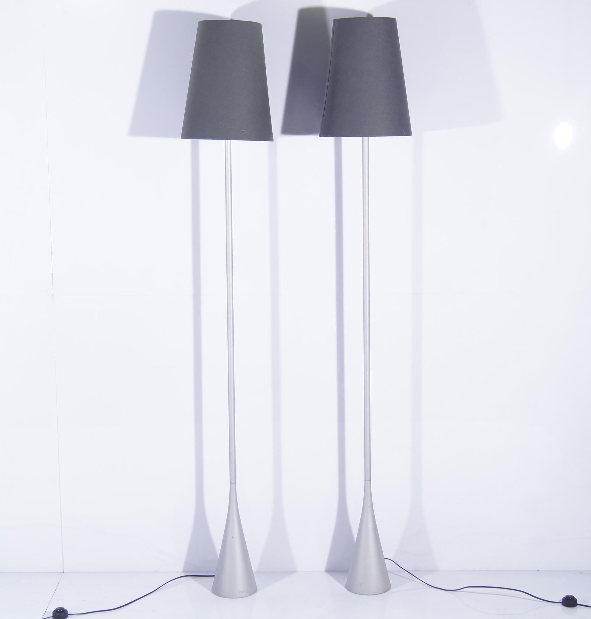 Metal Pascal Mourgue for Ligne Roset, Floorlamps, Set of 2