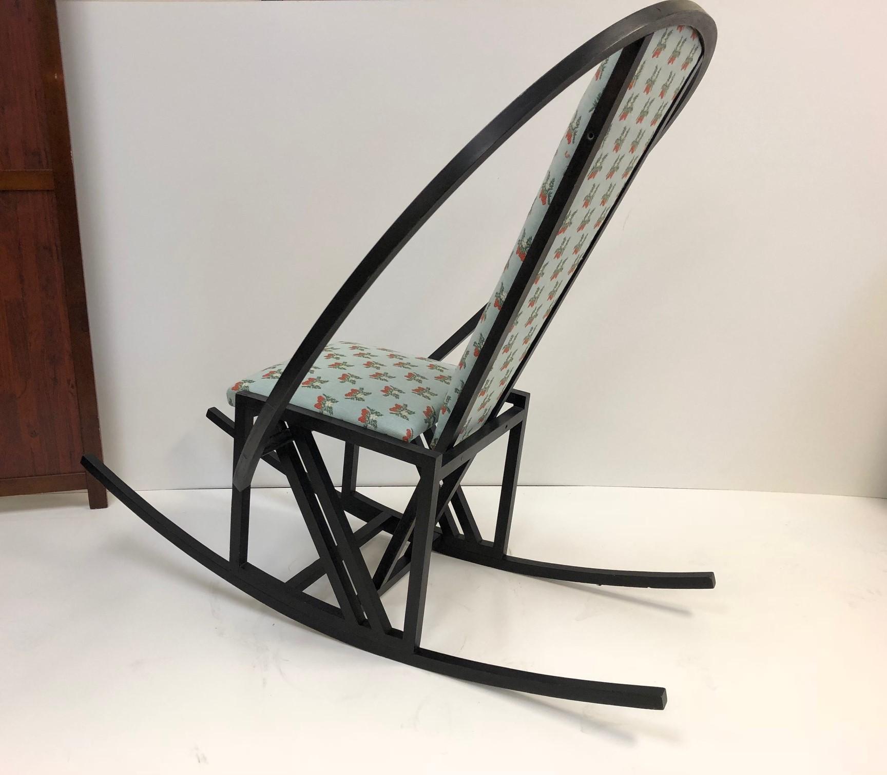 Late 20th Century Pascal Mourgue Rocking Chair  For Sale